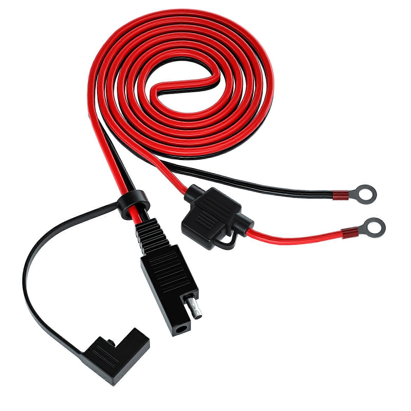 1.4m SAE Convenient Connector Cable OT Terminal With SAE Socket Line Replacement Parts For Car Supplies Power Supply