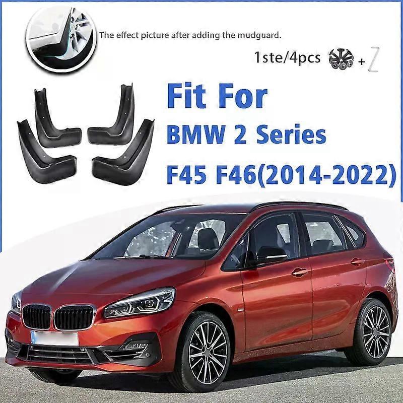 High qualityMudguard For BMW 2 Series F45 F46 Gran Active Tourer 2014-2022  Front Rear Mudflaps Splash Guard Mud Flaps Fender 2015 2016 2017