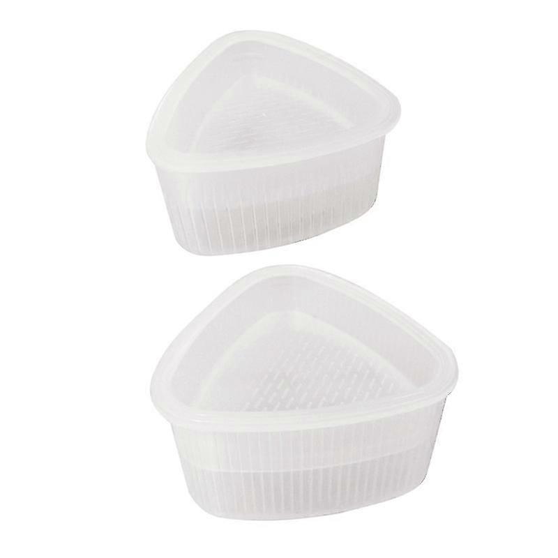 2Pcs Triangular Form Sushi Mould Onigiri Rice Ball Bento Press Maker DIY Tool