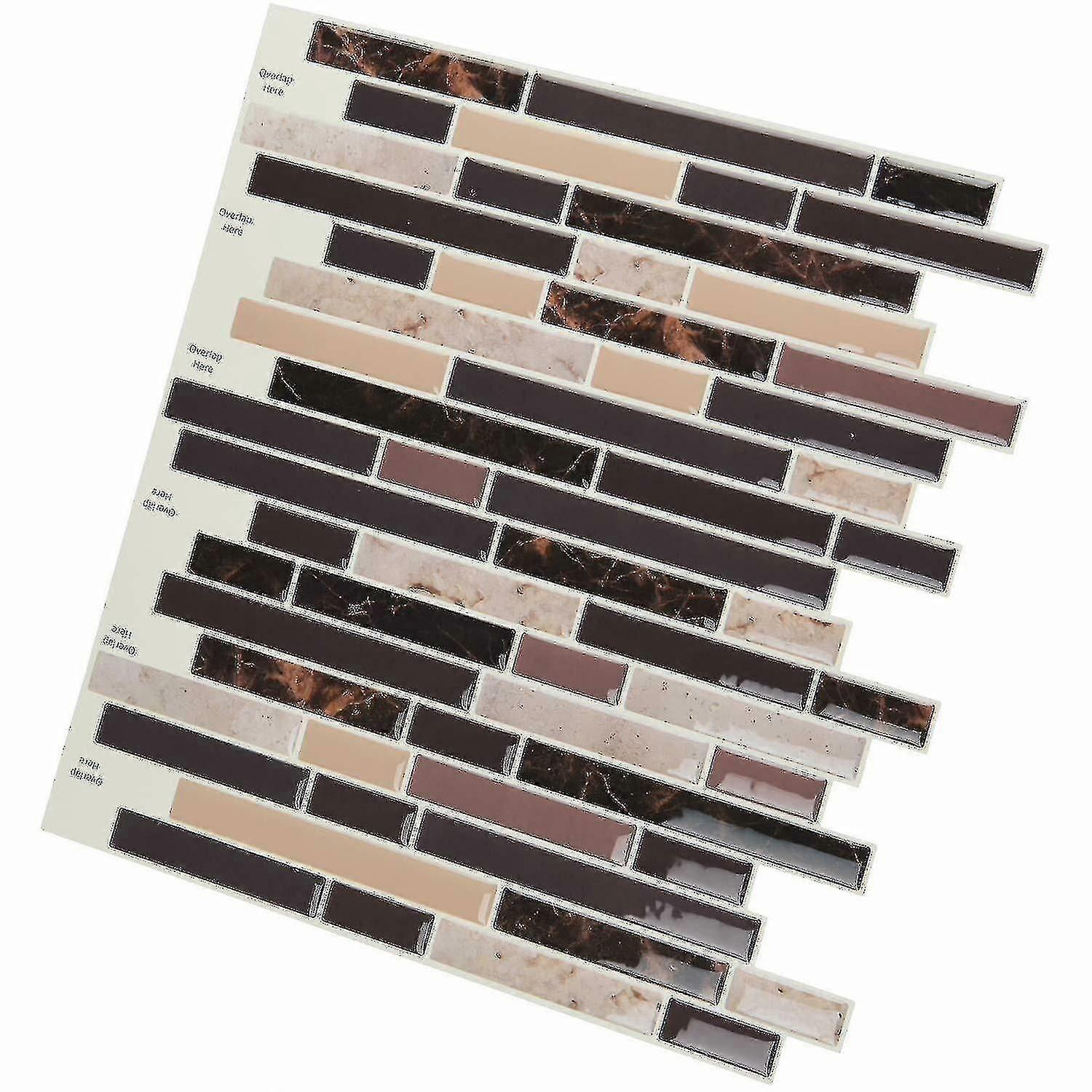 Self-adhesive Peeling, Adhere To The Sink Wall Retaining Plate Tiles, 12" X12", 10pcs