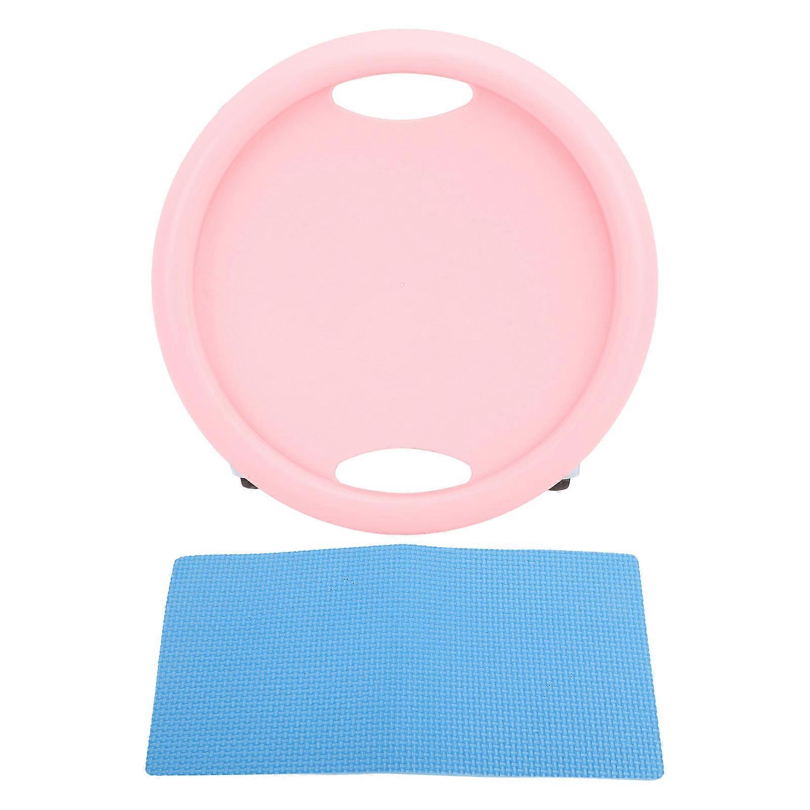 Exercise Skateboard Wheel Board 4 Rollers 360 Degrees Swivel Quiet Heavy Load Bearing Slide Abdominal Plate