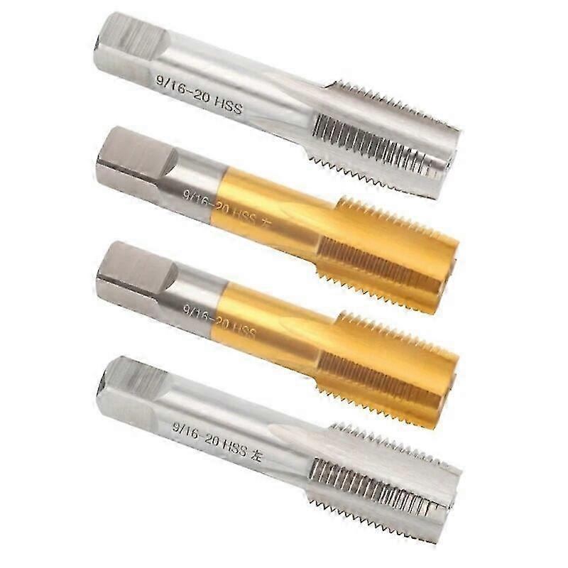 Drill Bit Tool for Bike Crank Thread Tap 9/16 Inch Suitable for Left and Right Pedal Repair
