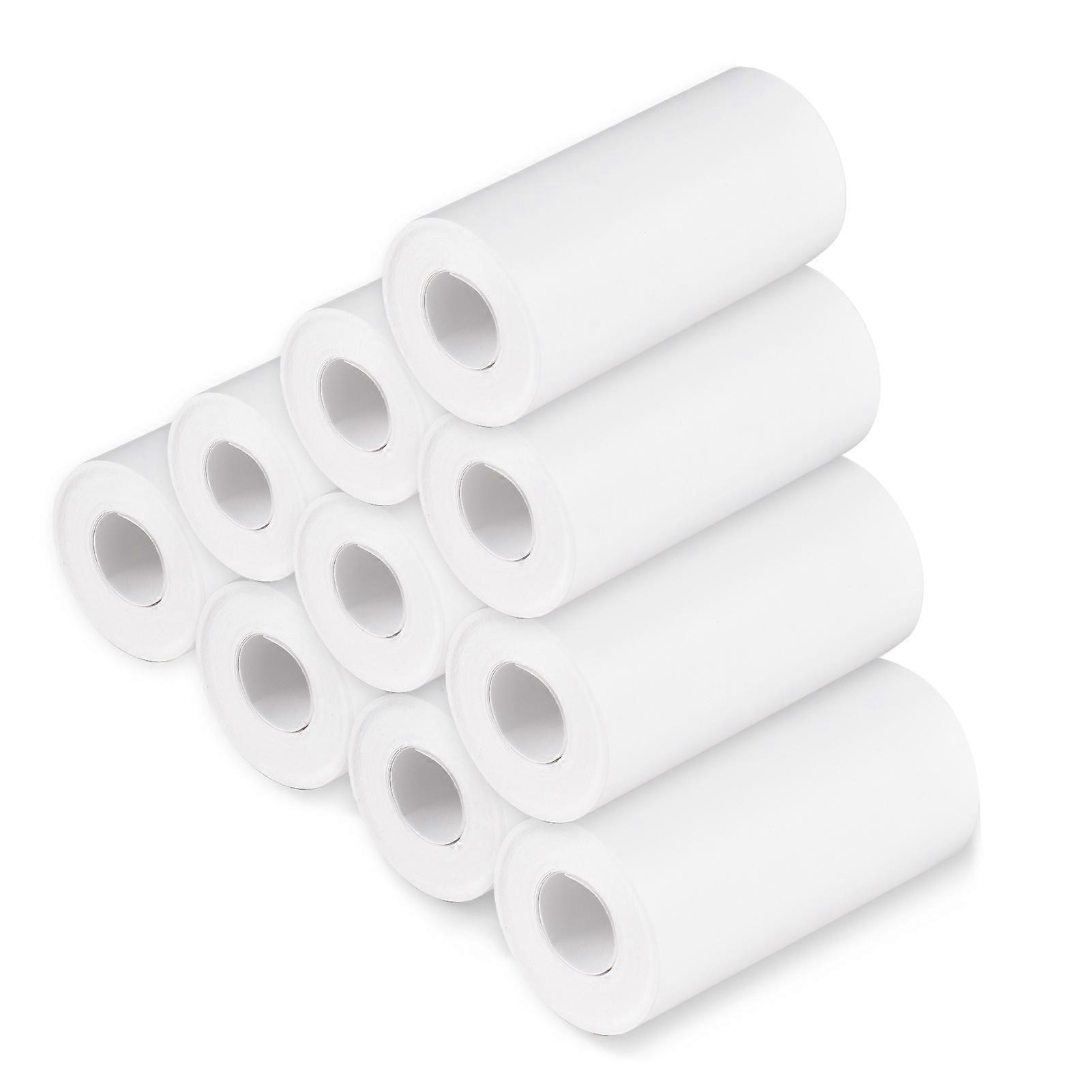Eco-Friendly 56mm White Thermal Paper Rolls - Clear Prints for Printers & Cameras