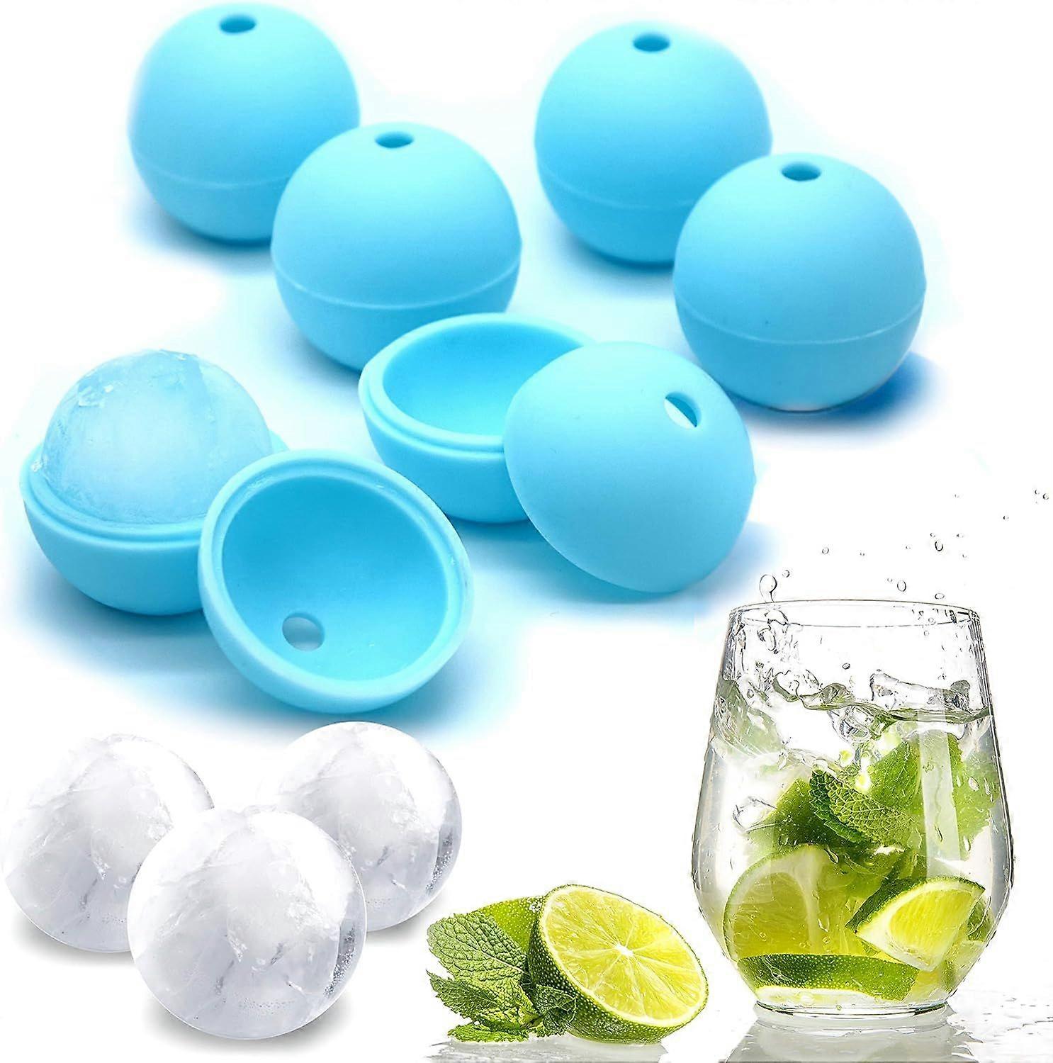 6-piece silicone ice cube mold
