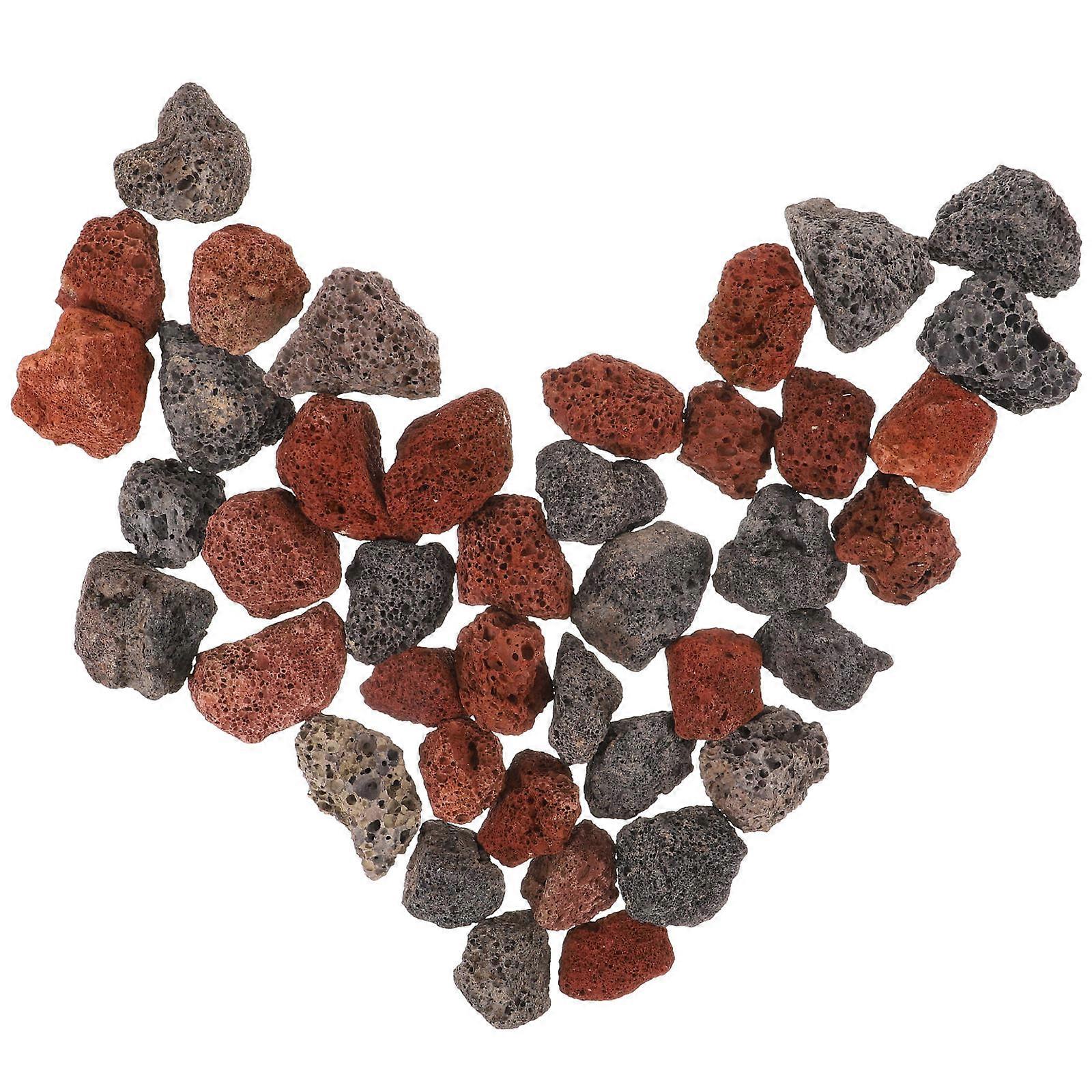 Lava Stones and Decorative Stones Set for Fish Tank Aquarium Decoration Garden Planter DIY Crafts Easy to Use Each