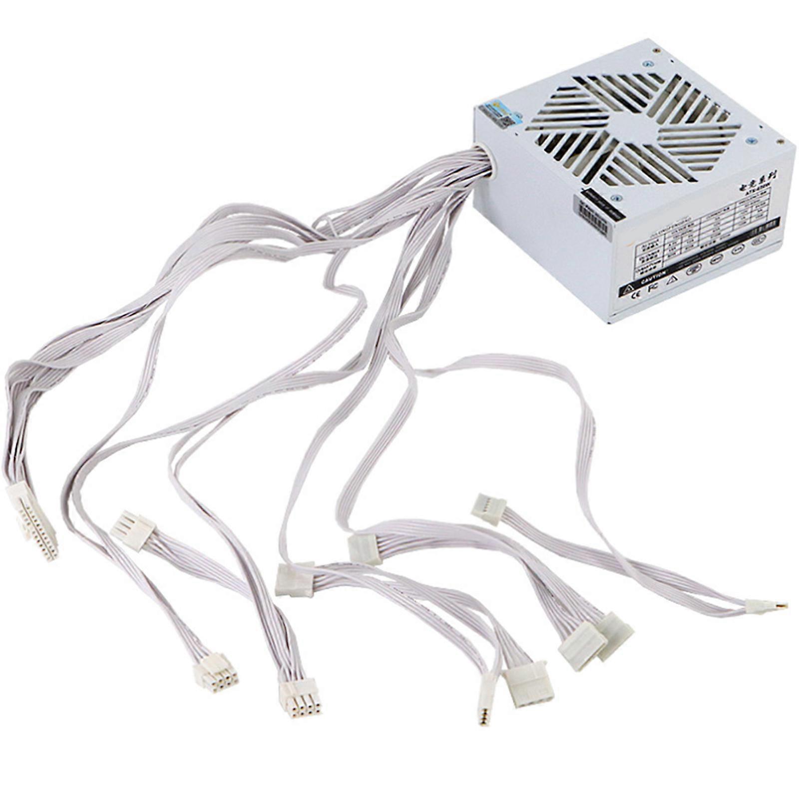PC 20+4Pin 12V 650W 180-240V Professional E-Sports Video Game Computer Chassis Τροφοδοτικό 120mm ανεμιστήρας ψύξης