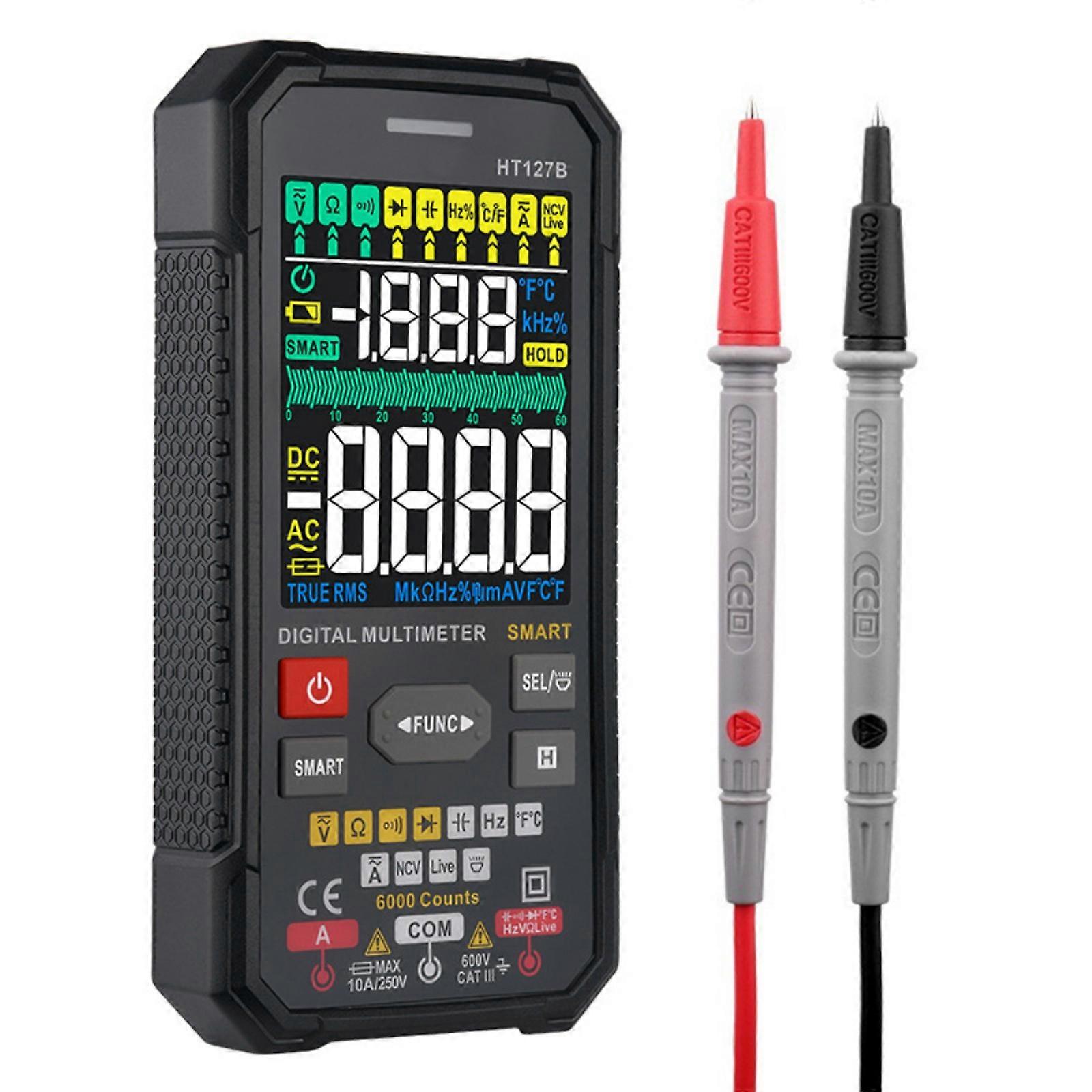 Multimeter Voltage Current Resistance Capacitance Tester Suitable For Technicians Efficient Field Equipment Maintenance