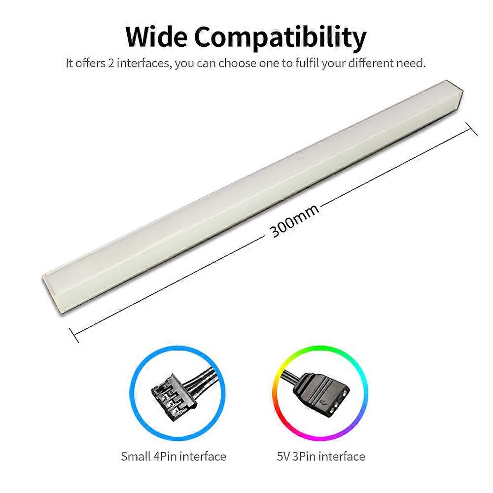 COOLMOON Magnetic ARGB LED Strip Dual Side Lighting for PC Case with 5V 3Pin Sync