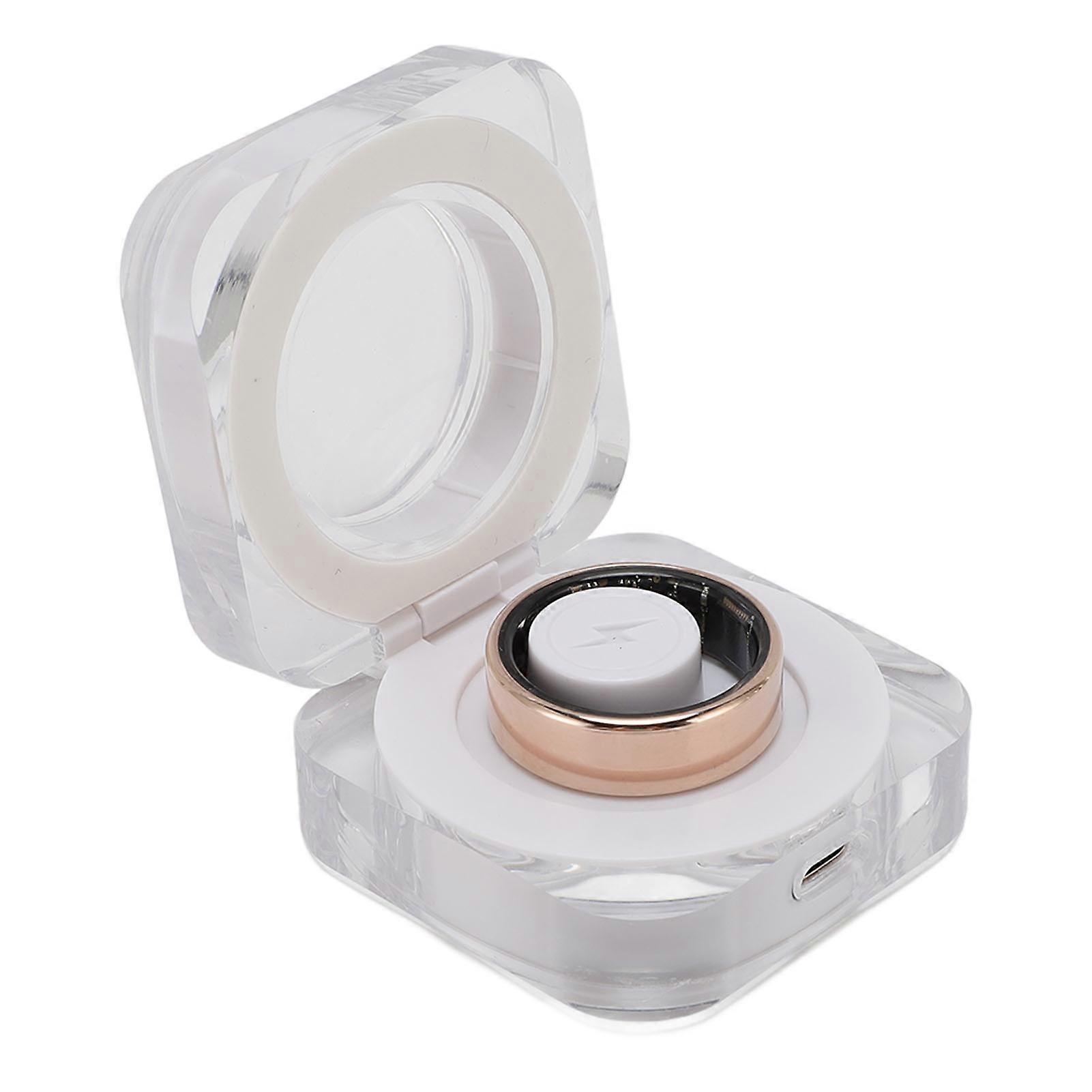 Smart Ring with Charging Case, Display Screen, App, IP68 Waterproof, Step Counter, Multiple Sports Modes, Smart Ring for Daily Use 10