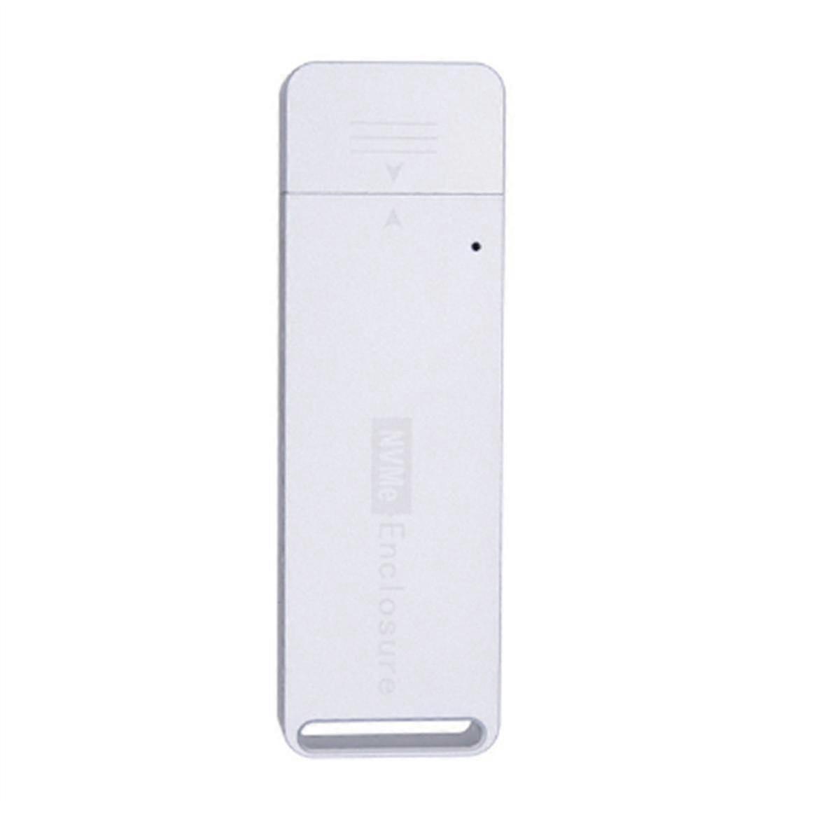 NVME Case Enclosure SSD NVME to USB Adapter M.2 NVMe Box 10Gbps USB3.1 Type-A PCIe M2 SSD Case Encl