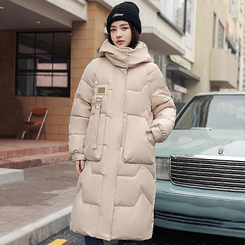Women's Mid-length Knee-length Thickened Down Jacket