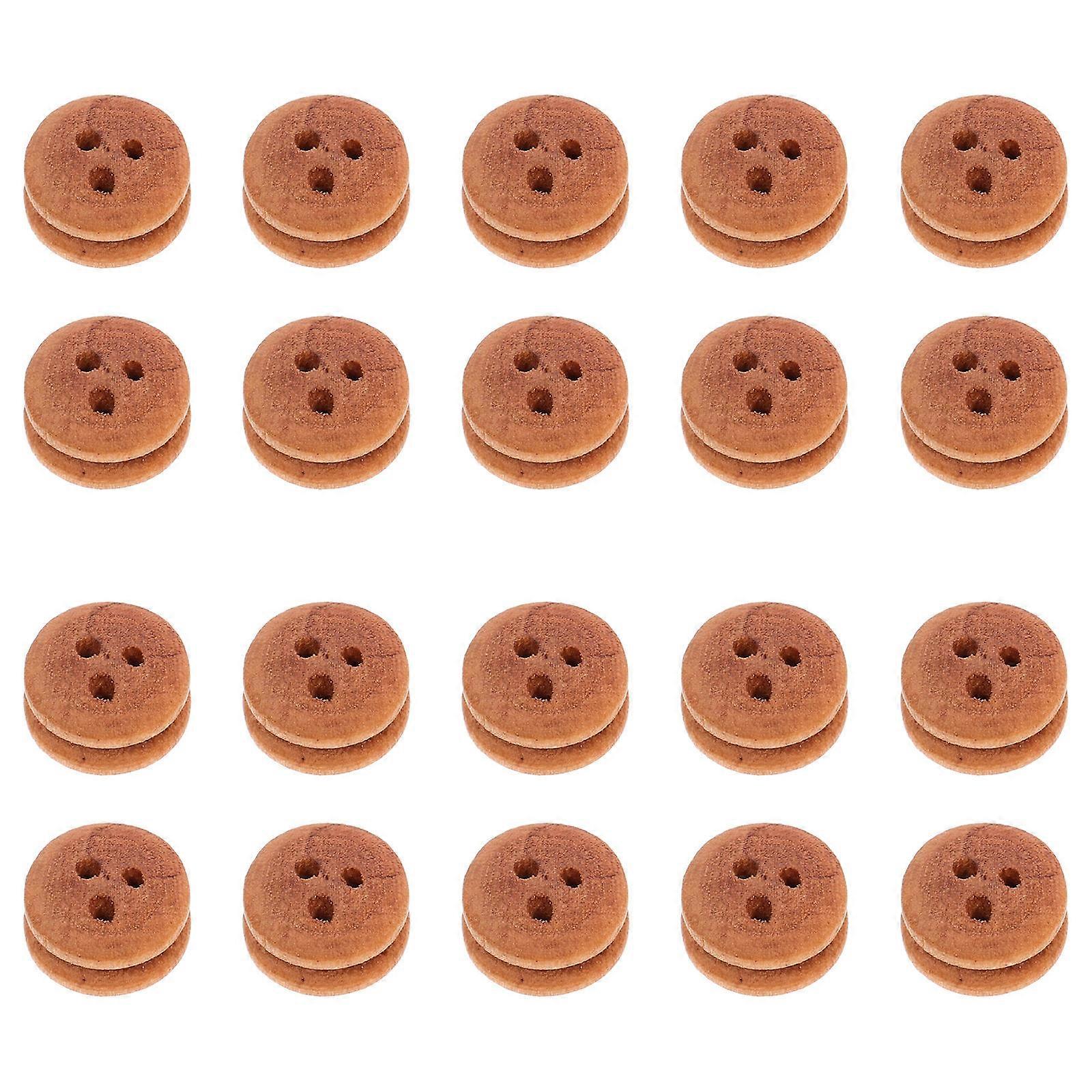 20pcs Wooden Craft Pulleys for DIY Ship Models – Versatile Educational Crafting Supplies for Projects