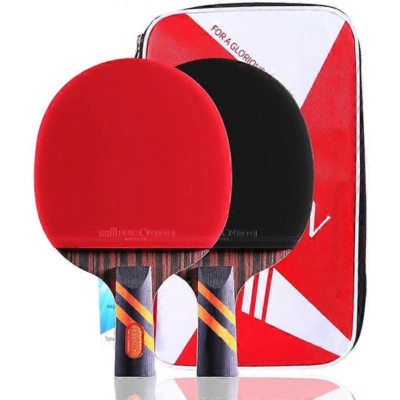2part table tennis racket with case, wood and carbon fiber for all players