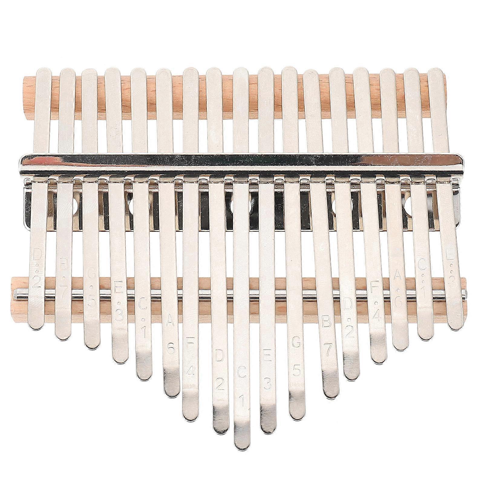 1 Set Thumb Piano Accessories DIY Kit Complete Key Replacement Set with Bridge for Kalimba Beginners and Music Lovers Easy to Install