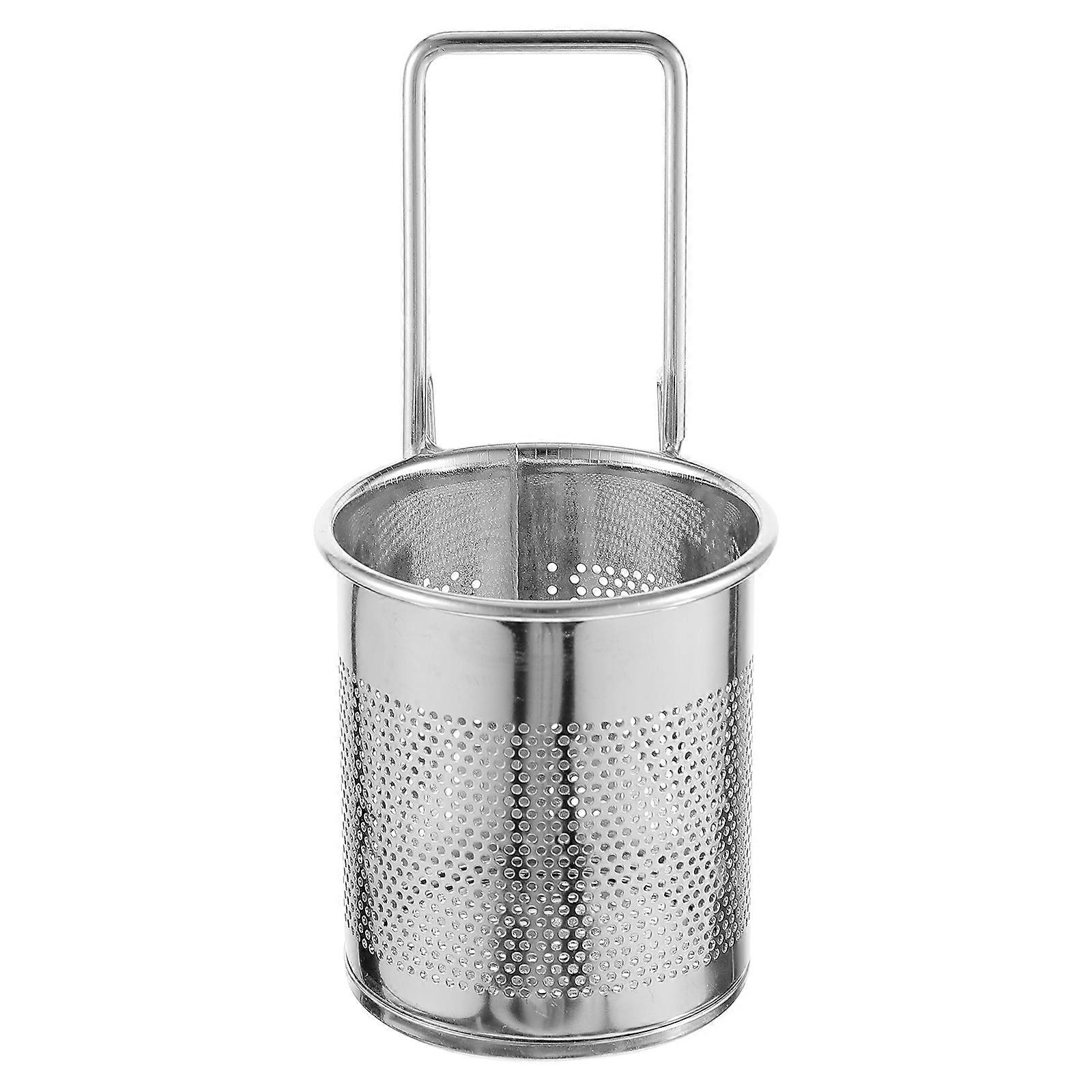 1pc Practical Hot Pot Filtering Basket Mesh Strainer for Easy Hanging, Simple Design, Easy to Clean for Home and Restaurant Use