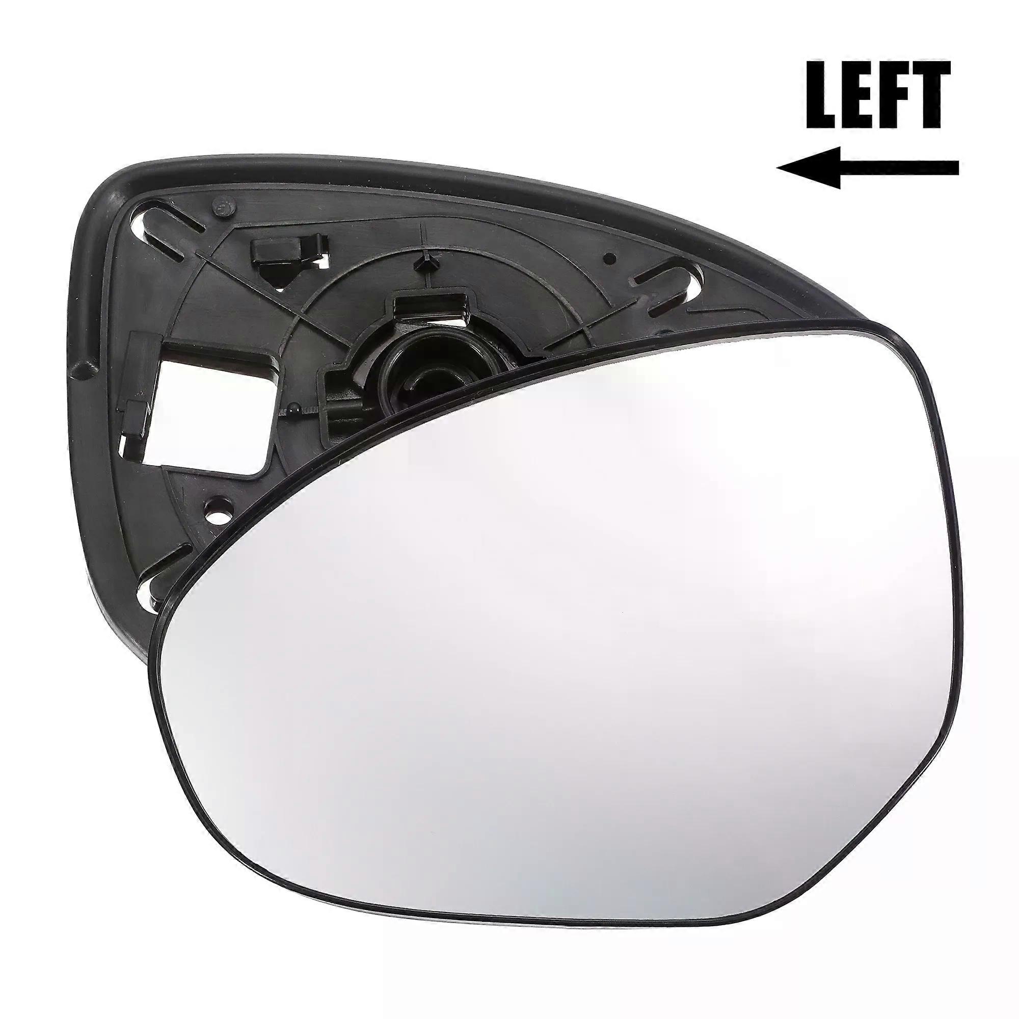 con Car Right Passenger Side Mirror Glass with Backing Plate Non-heated for Mazda 2 3 2010 2011-2014 Exterior Replacement