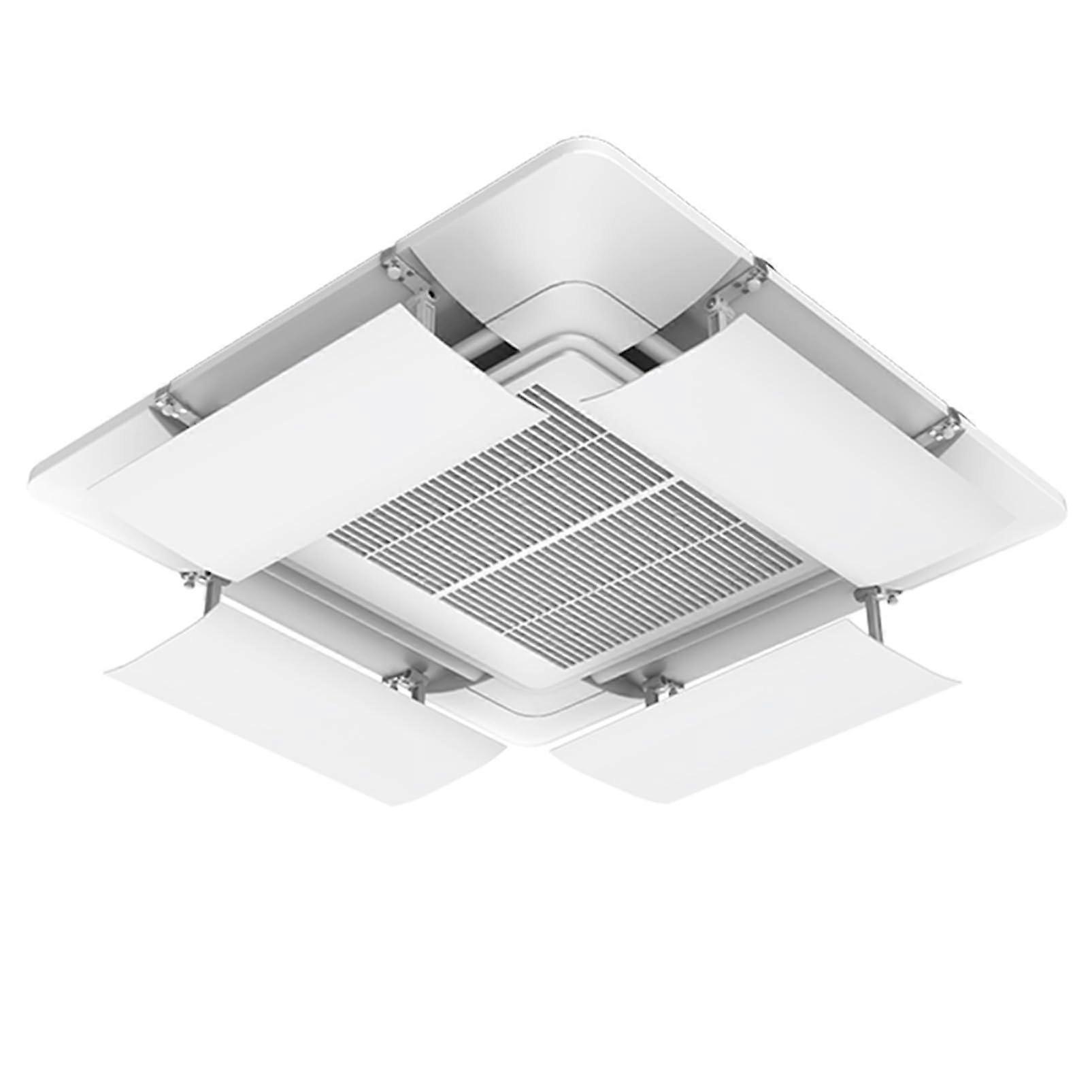 Air conditioner wind deflector for ceiling central air, adjustable antidirect air shield, 53×20cm