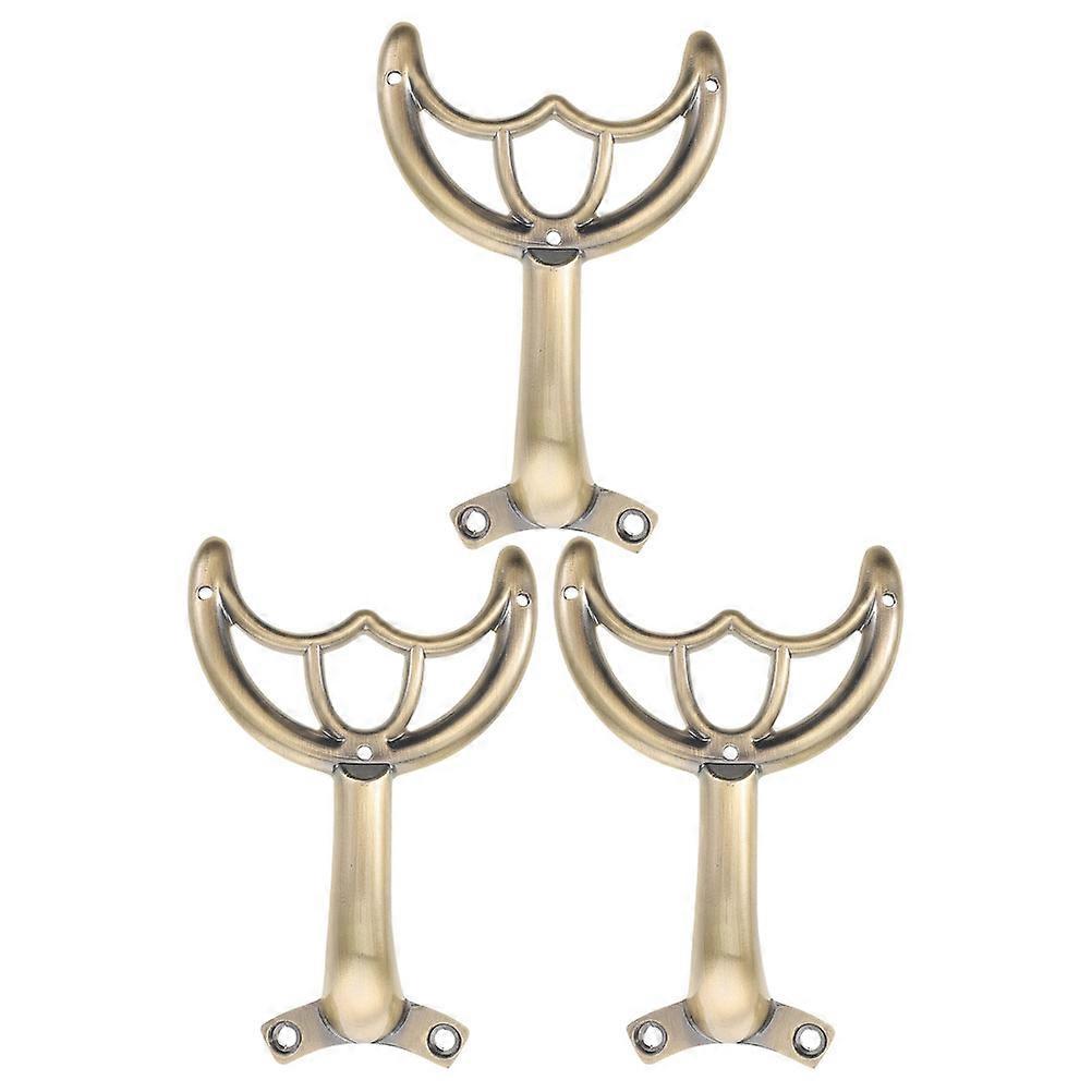 Ceiling Fan Arm Bracket Replacement Metal Parts for Home Use Light Brown 17.00X11.00X4.50CM Balance Maintenance 3Pcs