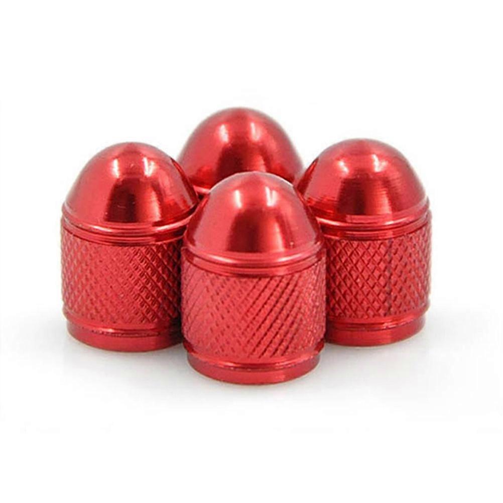 Tire Valve Stem Caps For Car Vehicle Maintenance Aluminum Alloy 4Pcs