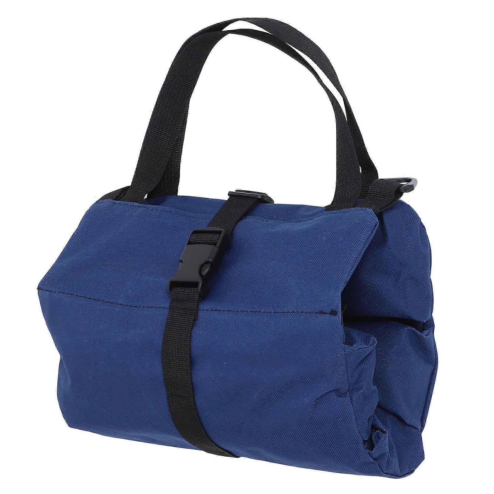 Heavy Duty Canvas Tool Roll Organizer Bag with Detachable Pouches for Home, Car, and Professional Use – Spacious Storage for Electricians,