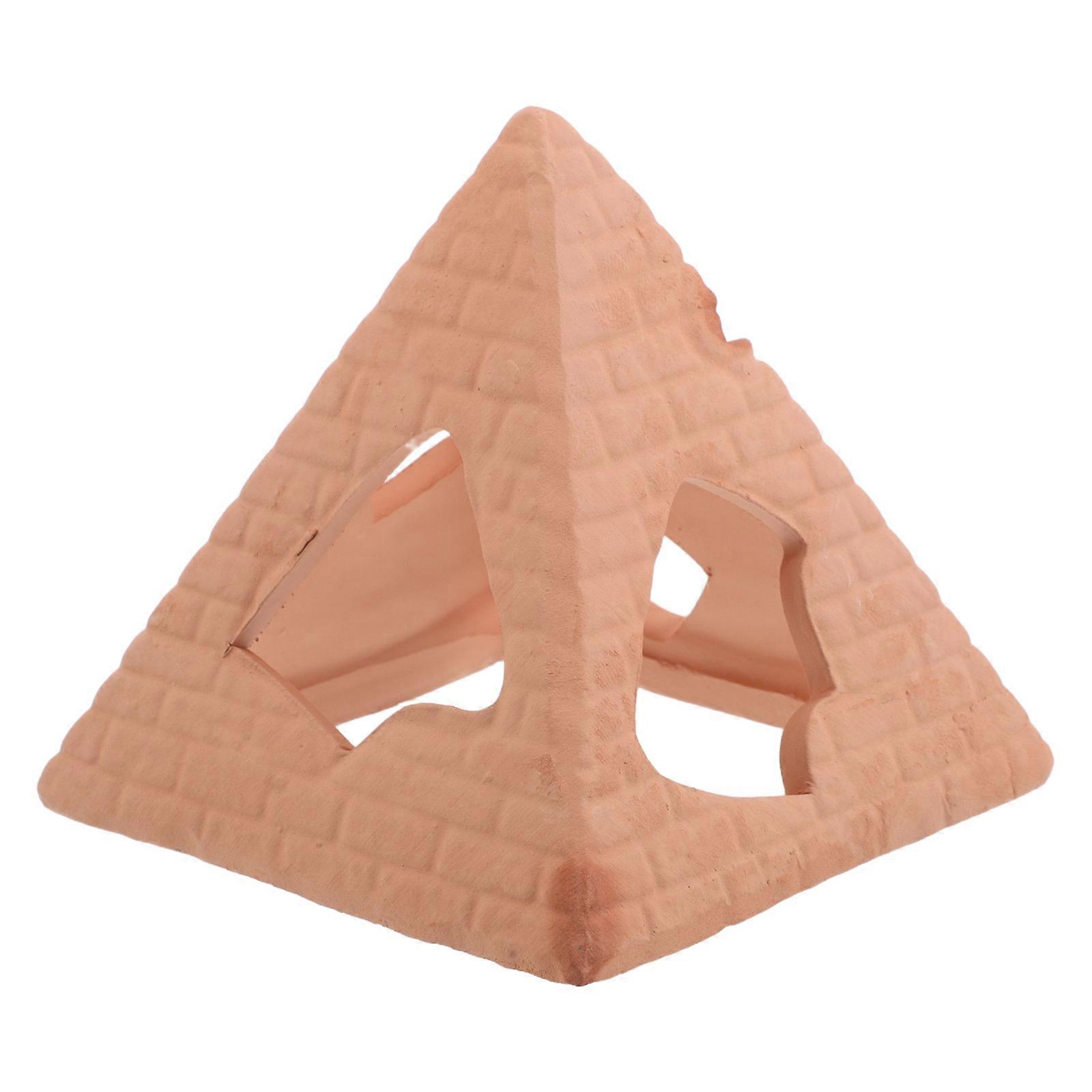 Betta Hideout Ceramic Fish And Shrimp Tunnel Aquarium Setup 10.00X10.00X9.50CM Spawning Habitat 1Pcs