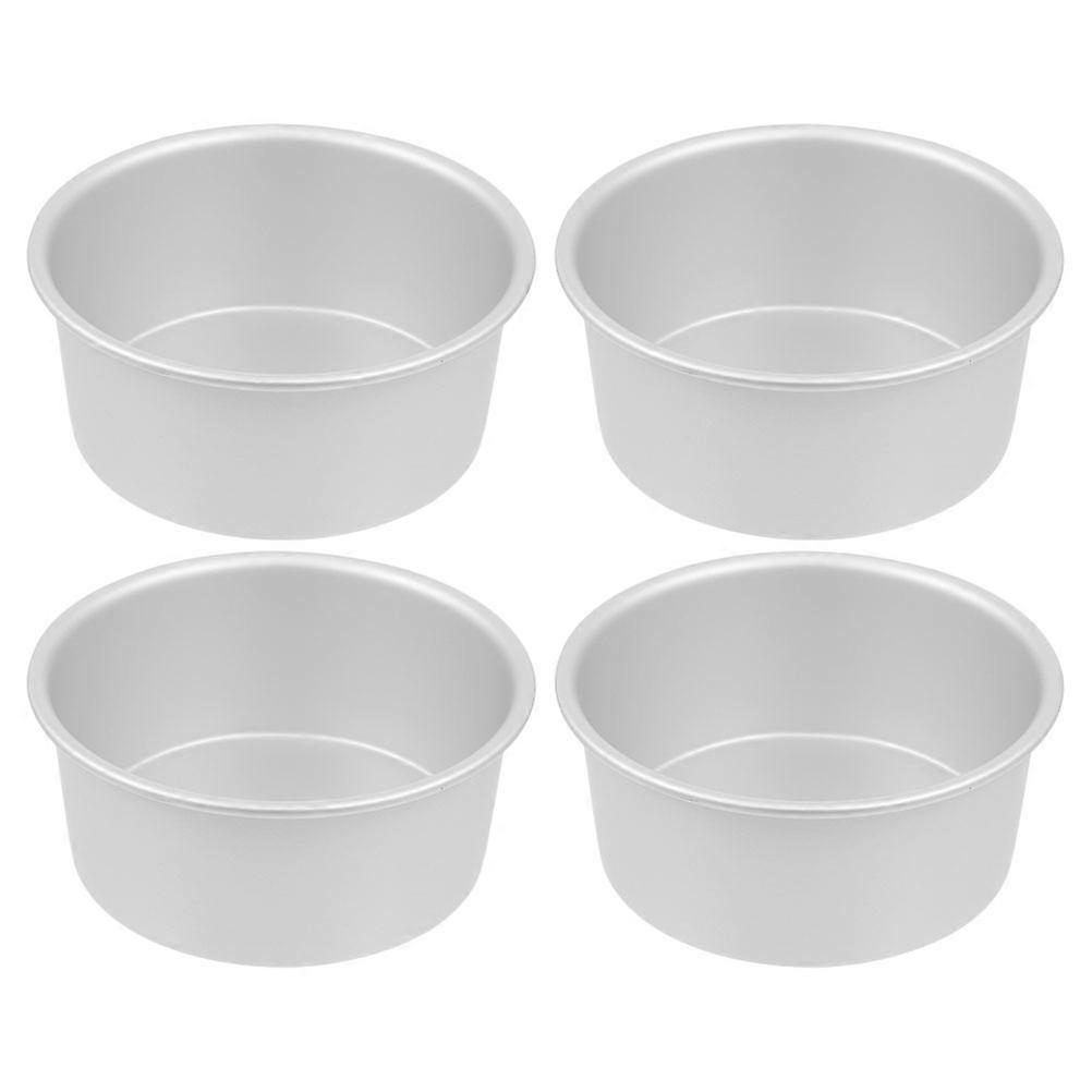 Nonstick Round Baking Pan Safe Long Term Use For Home Cooking 4Pcs