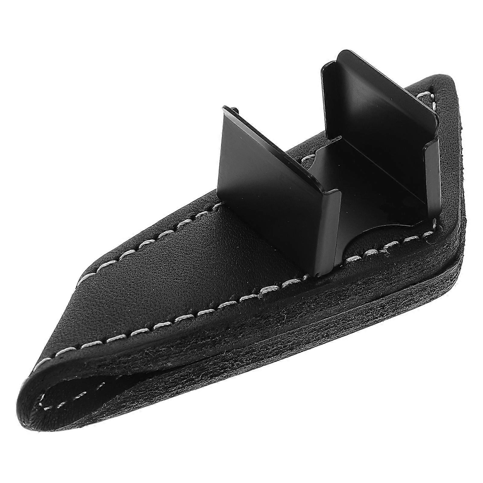 Billiard Chalk Holder Tool Snooker Cue Accessories Storage Multi-Functional 9.00X3.00X3.00CM Iron Leather 1Set