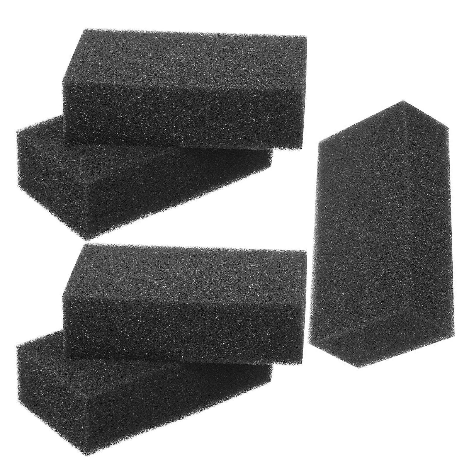 Cleaning Sponges Removing Hair Residue Square Shape Practical Design Home Users 4.9X2.8X1.4in 5Pack