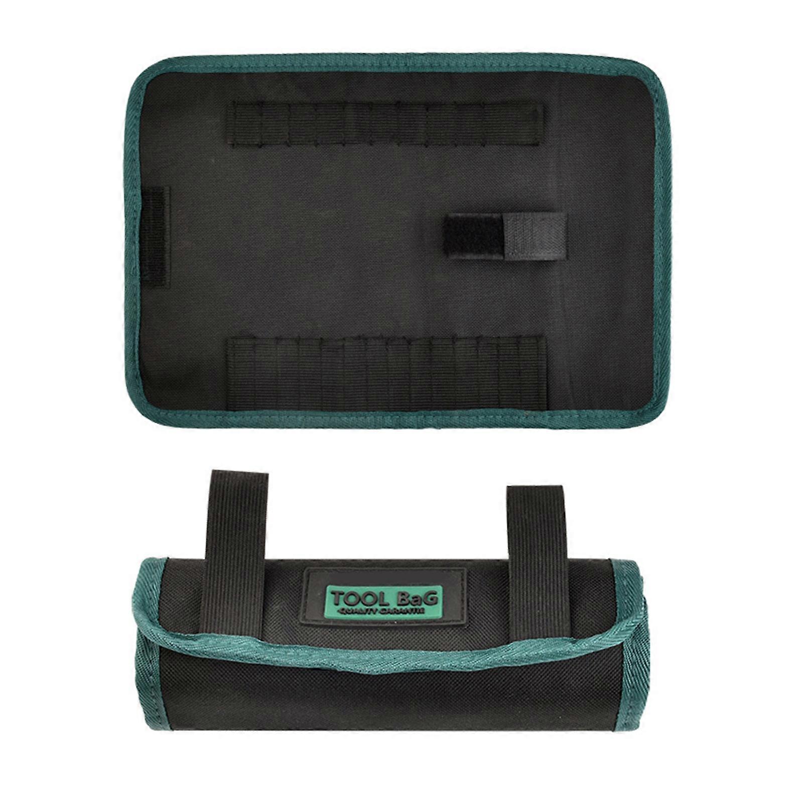 Extra Large Tool Storage Roll With Secure Fall Proof Cover 20+1 Compartments Heavy Duty Canvas Ideal Workshop Gift