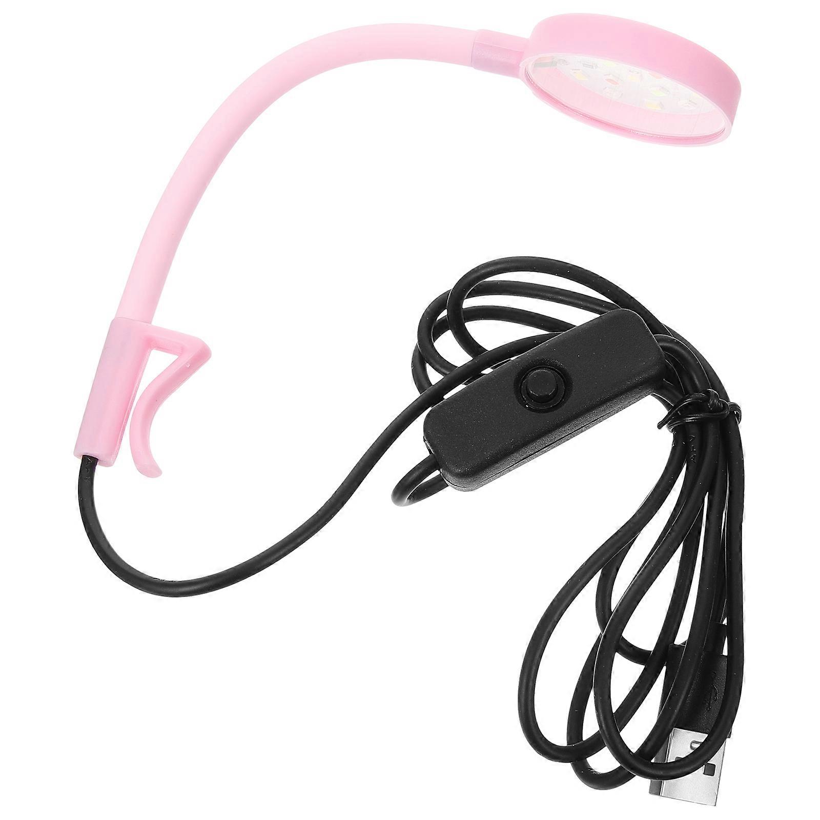 Household Aquarium Light Rectangular 360 Degree Rotation Design Underwater Environment Creation 1Pcs