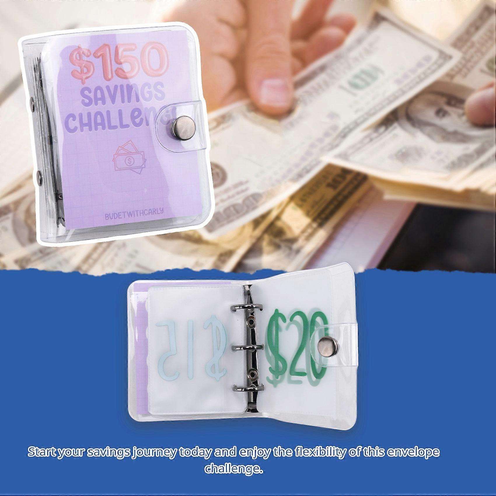 3Pcs Mini Binder Savings Challenge Budget Binder