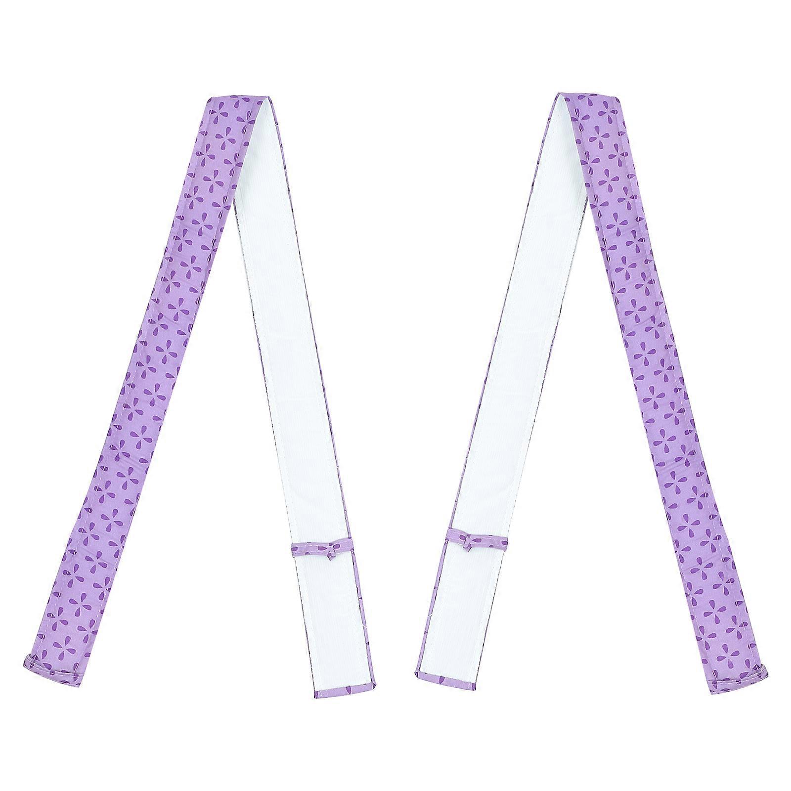 Baking Accessory Reusable Baking Strips Purple 87X4X0.3CM Cooks Baking Cakes 2Pcs