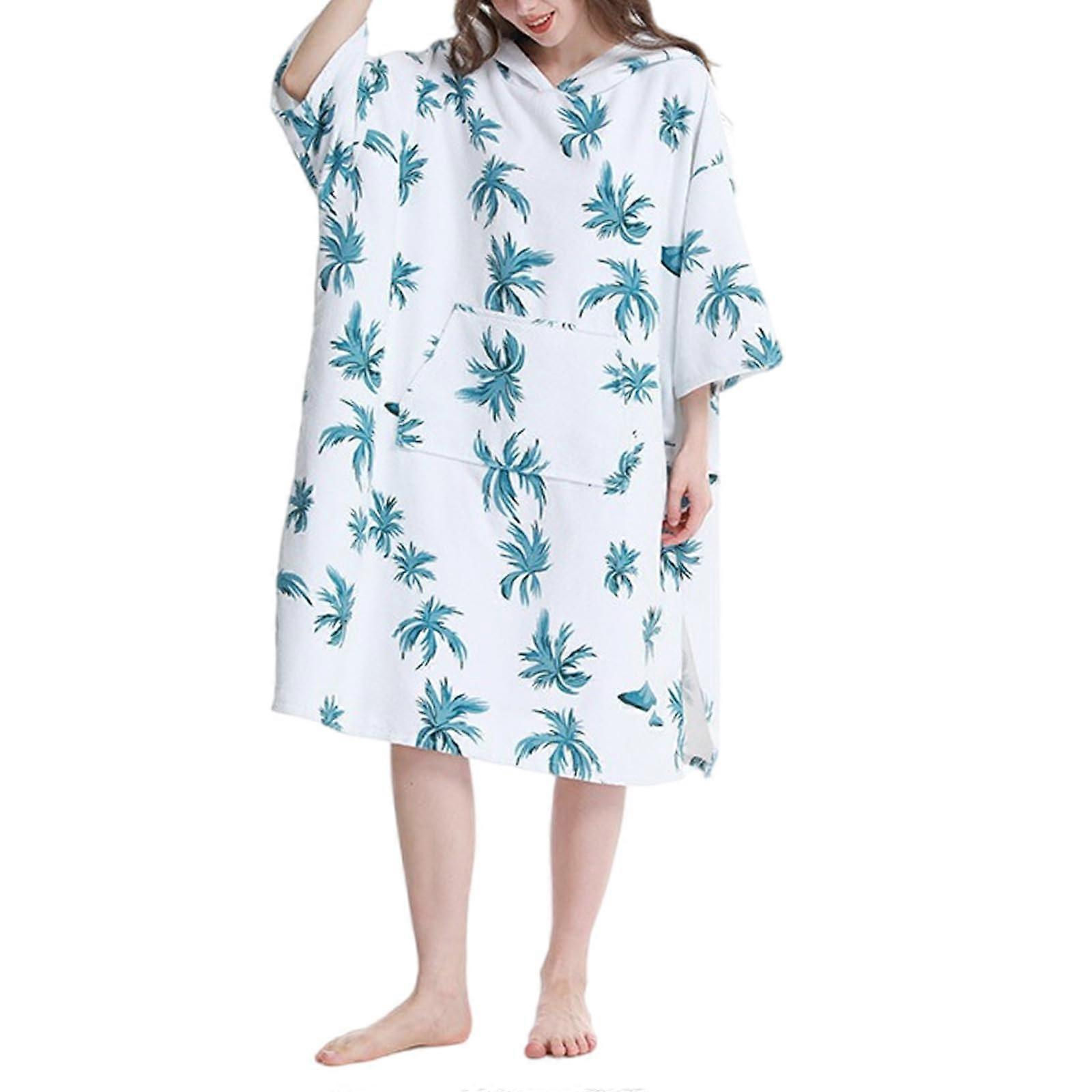 Microfibre Wrap Cape Wrap Towel Poncho Hooded Coat for Surfing Swimming Wetsuit Beach Change Ref: 3335