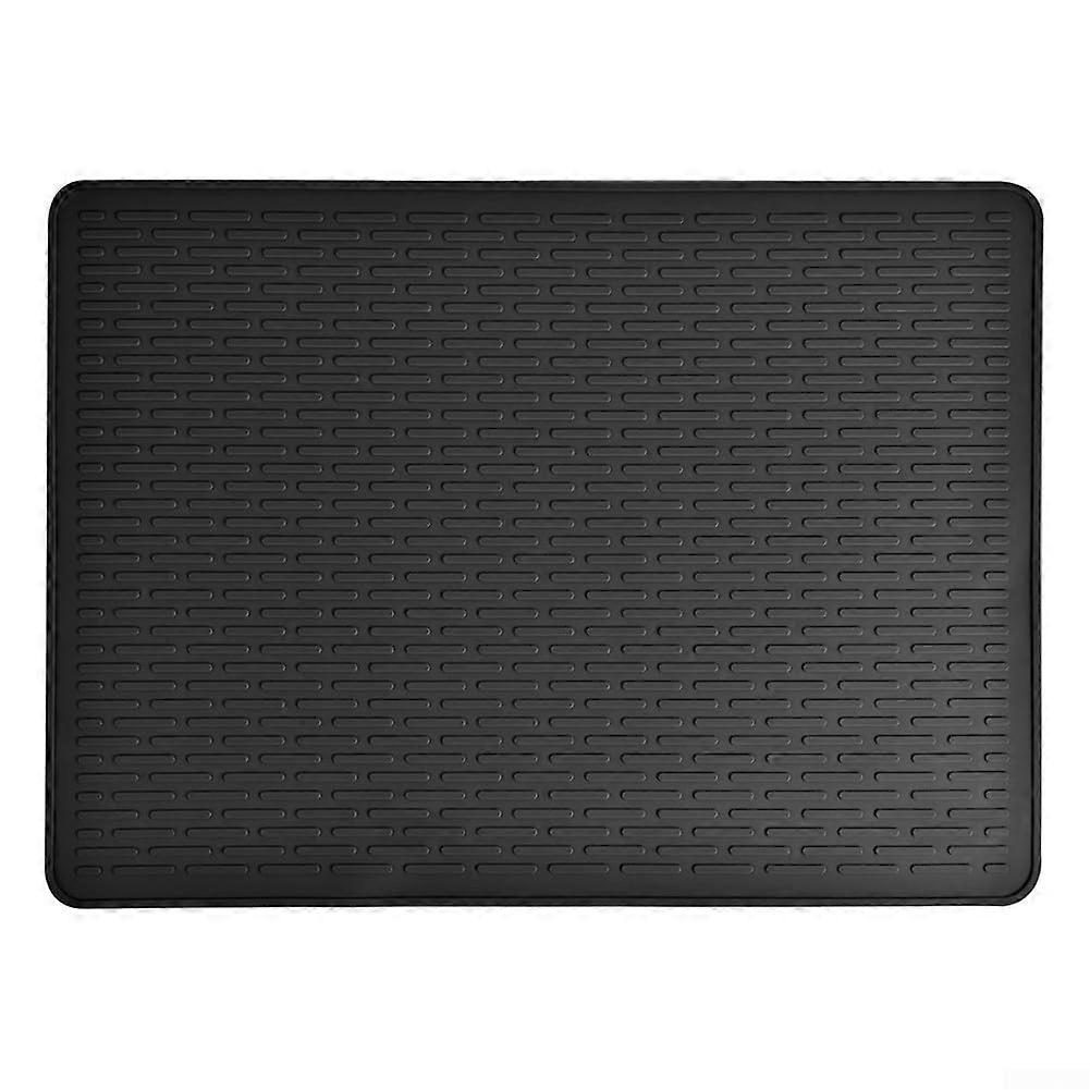 Hitzebeständige Silikon-Abdeckung Für Elektroherd 71x51 cm Waschbar Multifunktional Induktionskochfeldmatte Schwarz