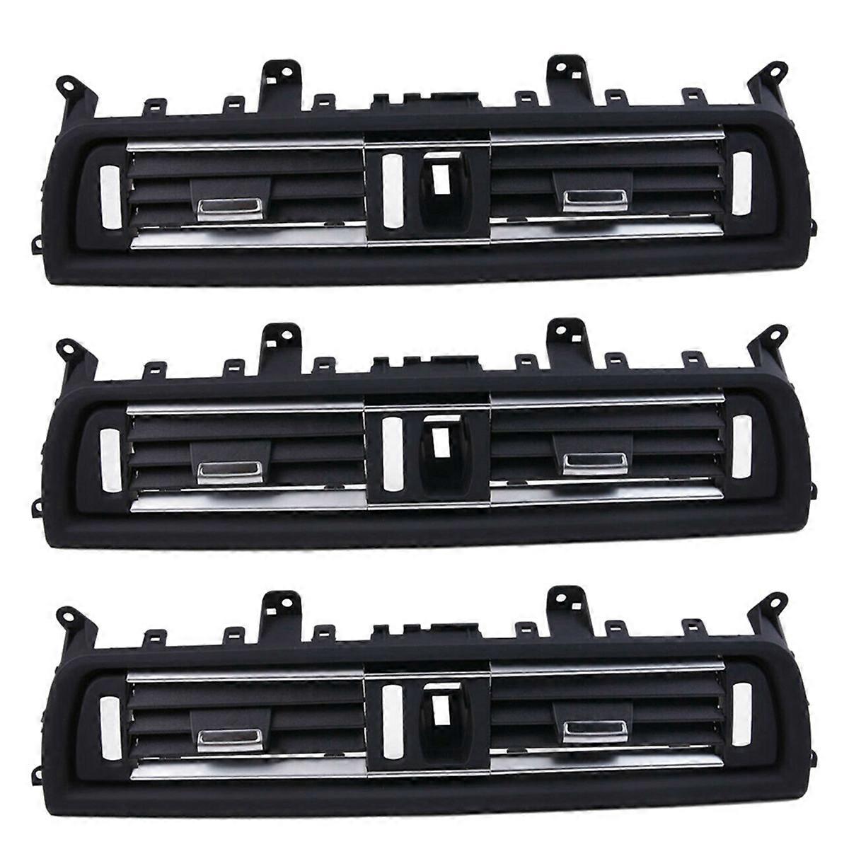 3X Central Console Air Conditioning Vent Grill Outlet Panel Cover For- 5 Series F10 F11 F18 64229209