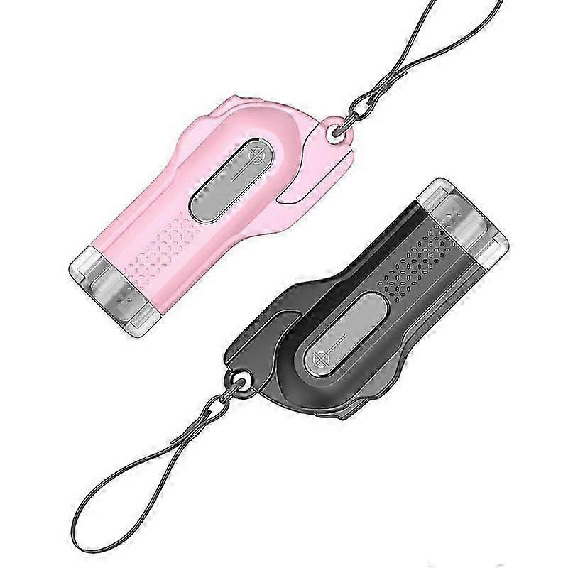 New Design Portable Push-Type Safety Hammer ABS Shell/Tungsten Steel Needle Household Car Window Breaker With Ring Pull AA