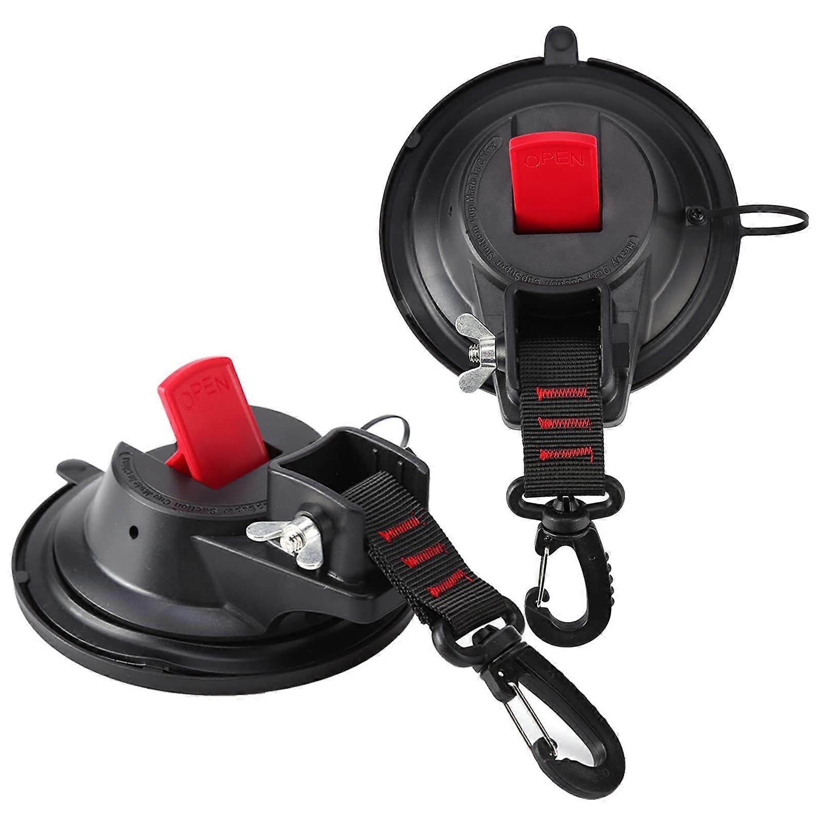 2pcs strong car side awning suction cup hooks