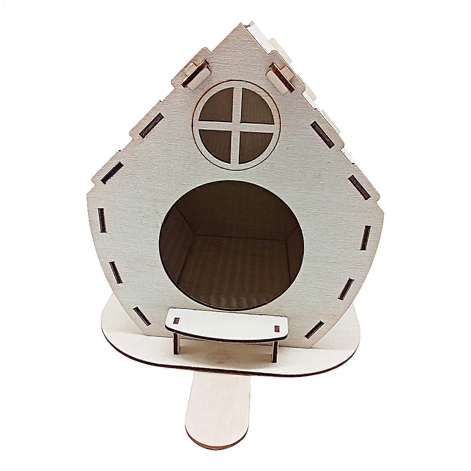 bird nest made of wood – bird feeder station made of wood, bird feeder house made of wood luxury bird feeder station for yard, garden