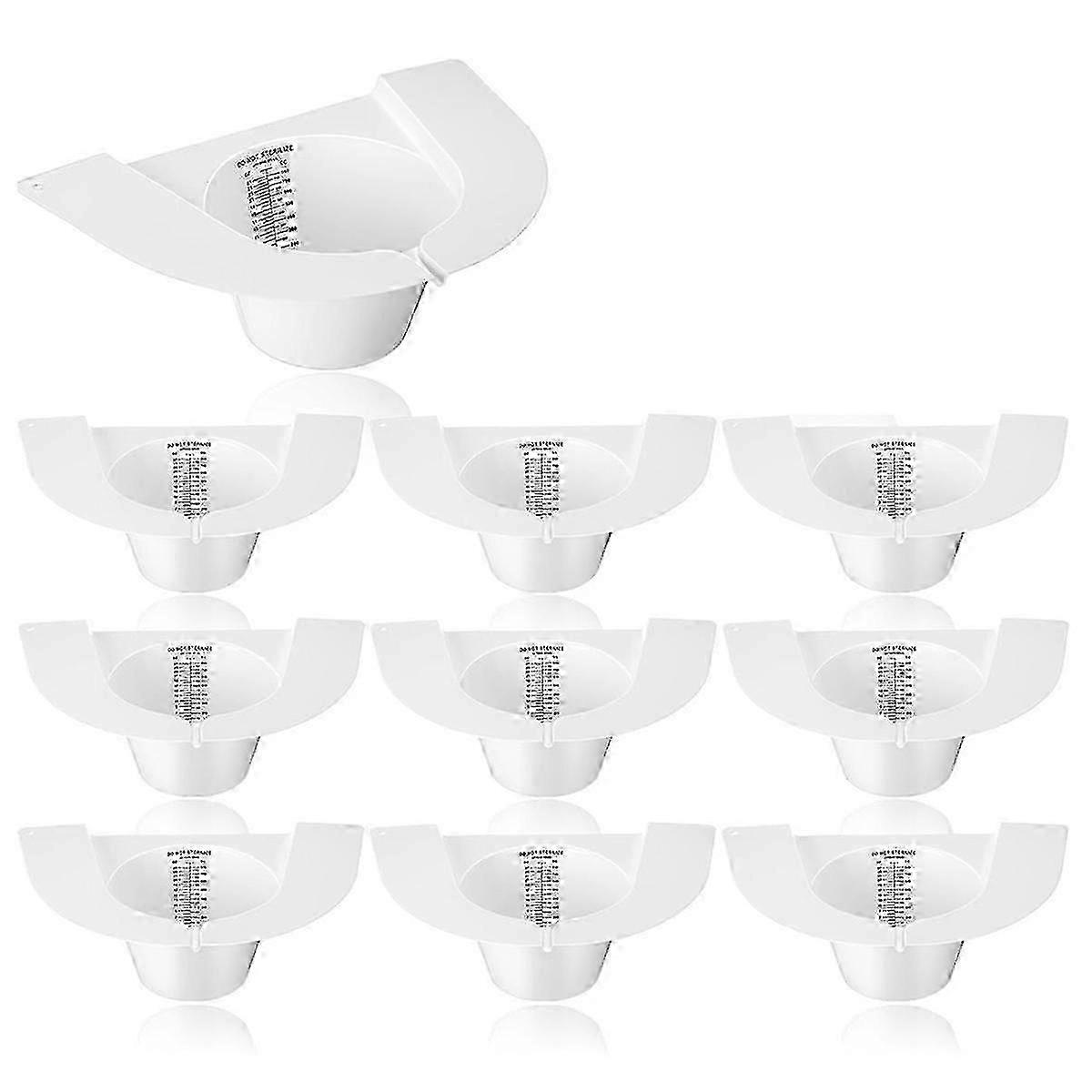 10 Pcs Urine Hats for Toilet Stool Sample Collection Kit