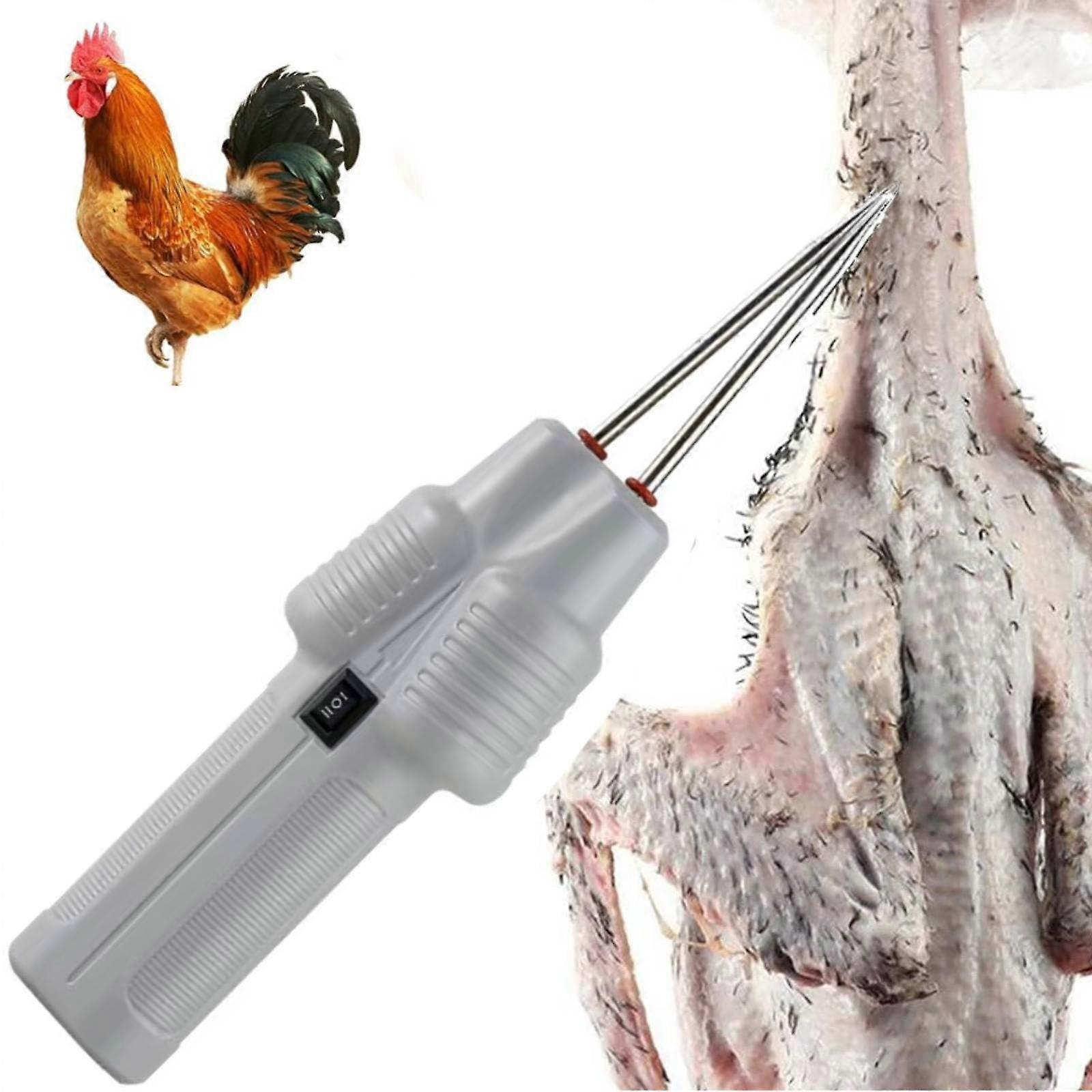 Electric Fast Chicken Plucker, Handheld Poultry Plucker (Pack of 1)