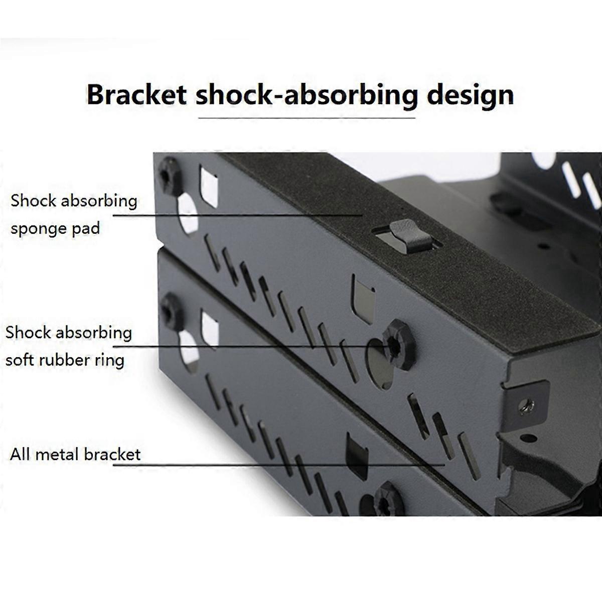  2 Pack Duo Cases HDD Hard Drive Mounting Bracket Adapter