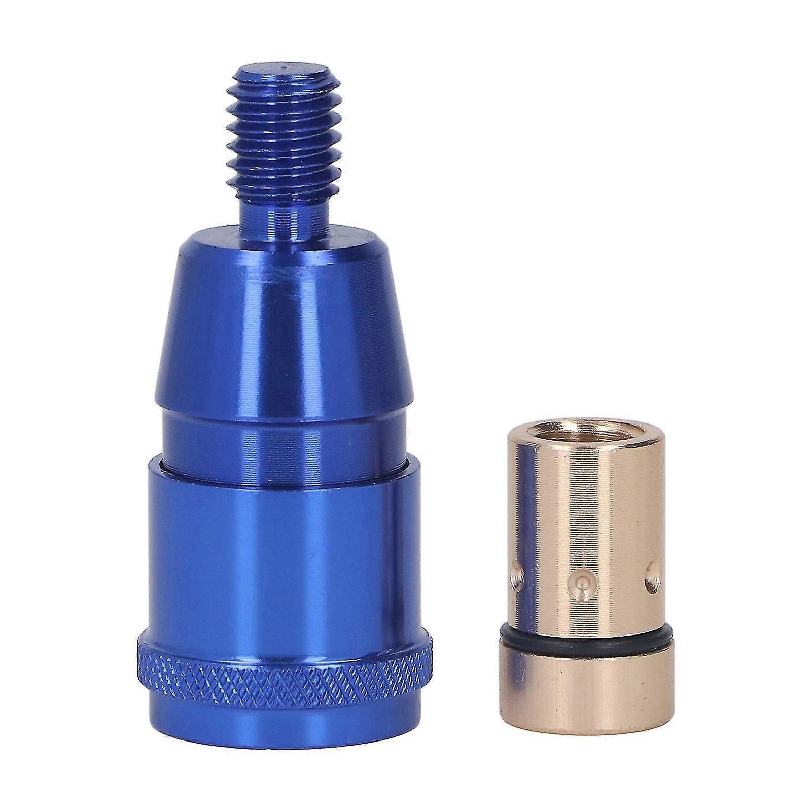 8mm Fishing Net Rod Pod Connector Anti Rotation Screw Net Head Adapter Universal Connector Fishing Accessories for Outdoor(blue)