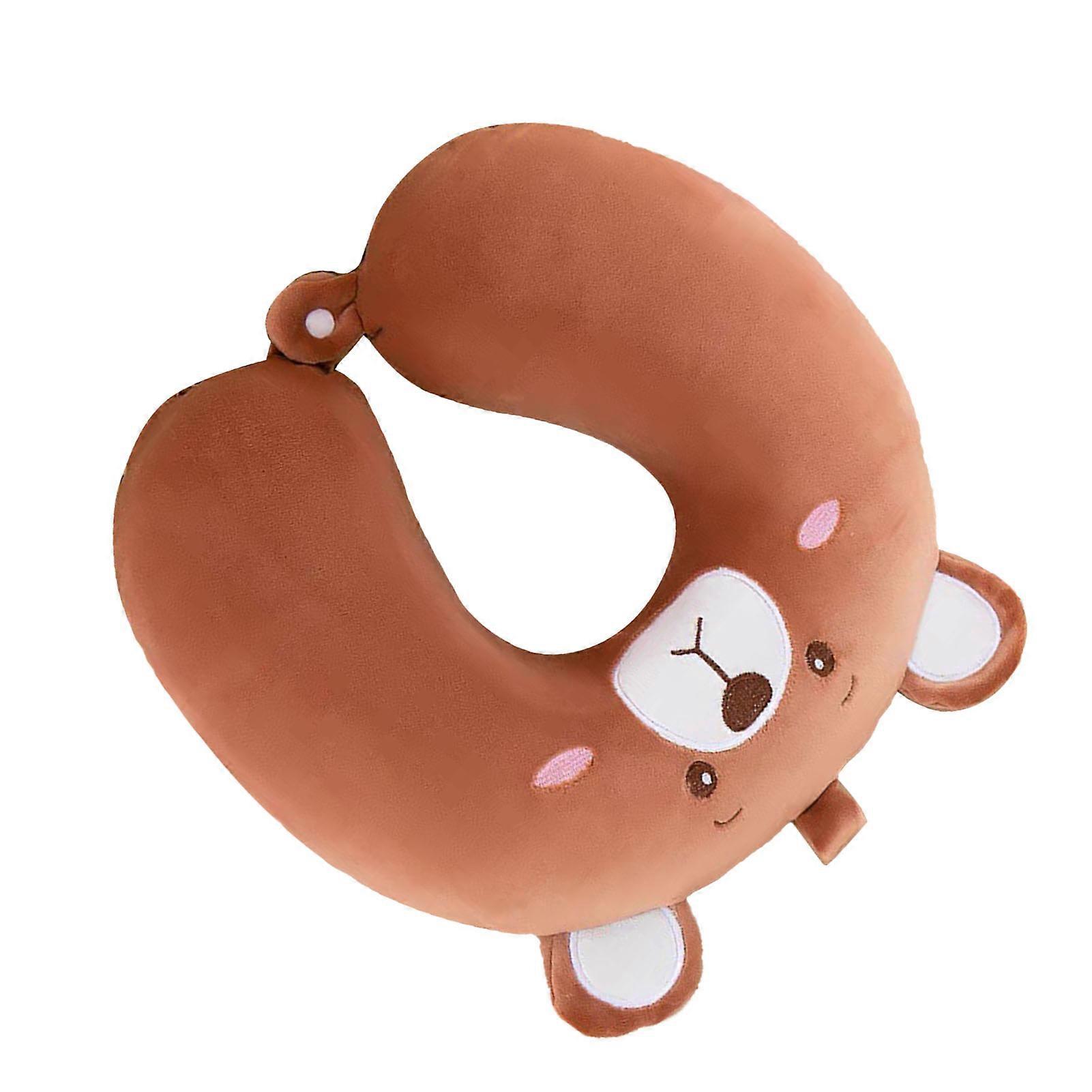 U Shaped Memory Foam Neck Pillow 150g Soft Travel Head Support