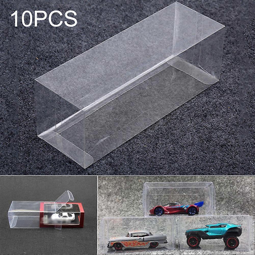 Pop & Lock Clear Containers For Quick Assembly, Transparent Candy Containers 50x60x122mm Crystal Clear Storage Boxes, PET Material Favor Boxes Ideal
