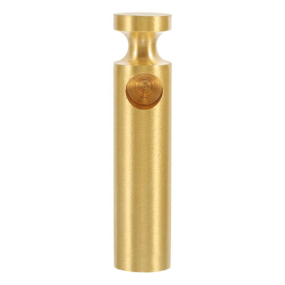 Brass Railing Connector for Metal Furniture Spindles Glass Cabinet Hardware Home Decor Safety Secure Half Hole