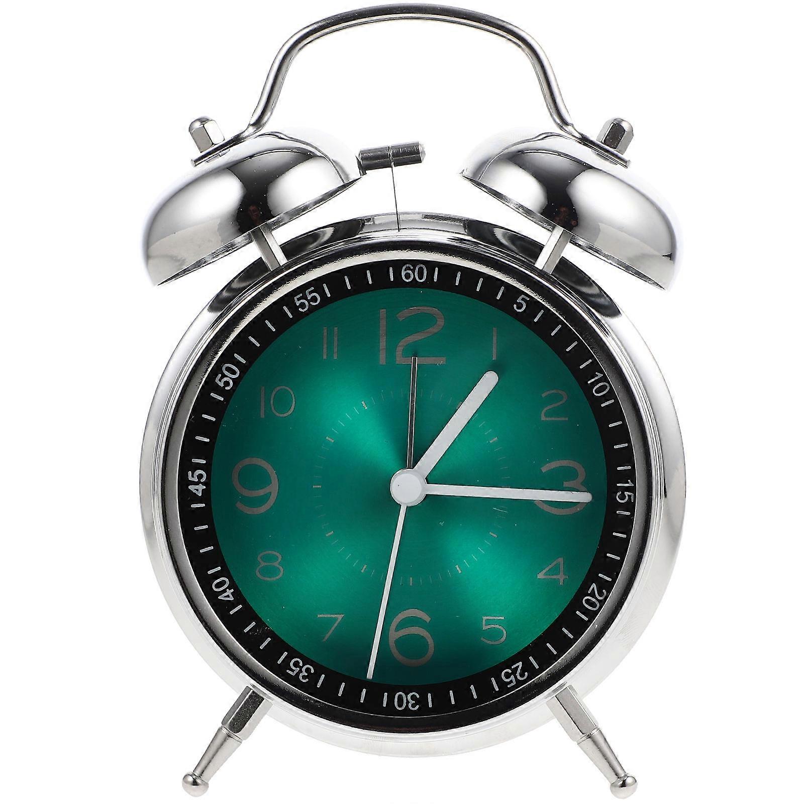 Alarm Clocks Bedroom Iron Material Backlight Feature For Heavy Sleepers 1Pack