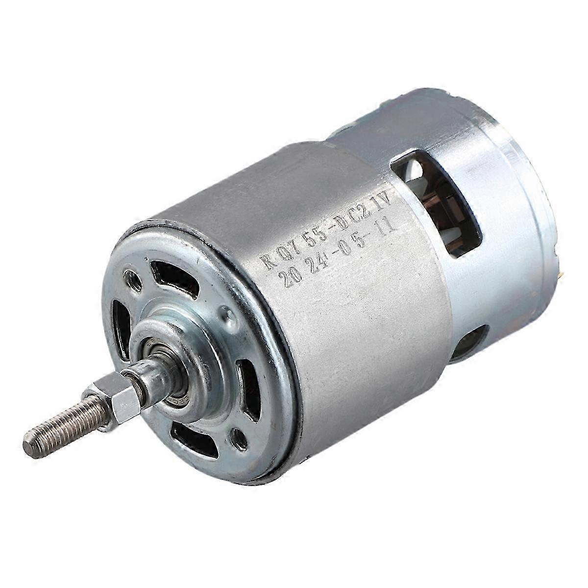 755 DC Motor for Weed Trimmer 21V Grass Cutter Motor with Long Shaft for Efficient Weed Cutting and
