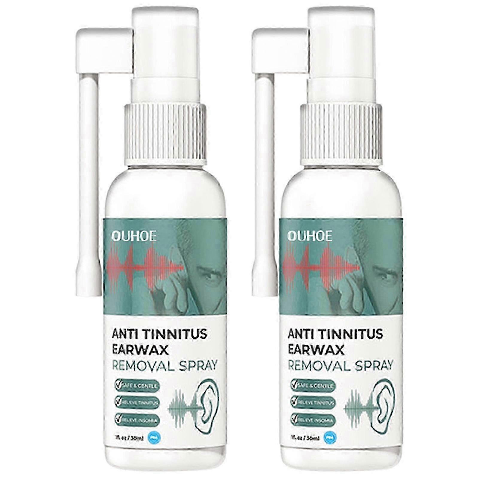 Anti-Tinnitus Earwax Removal Spray Multi-purpose Anti Cochlear Blockage Removal Liquid for Men Women