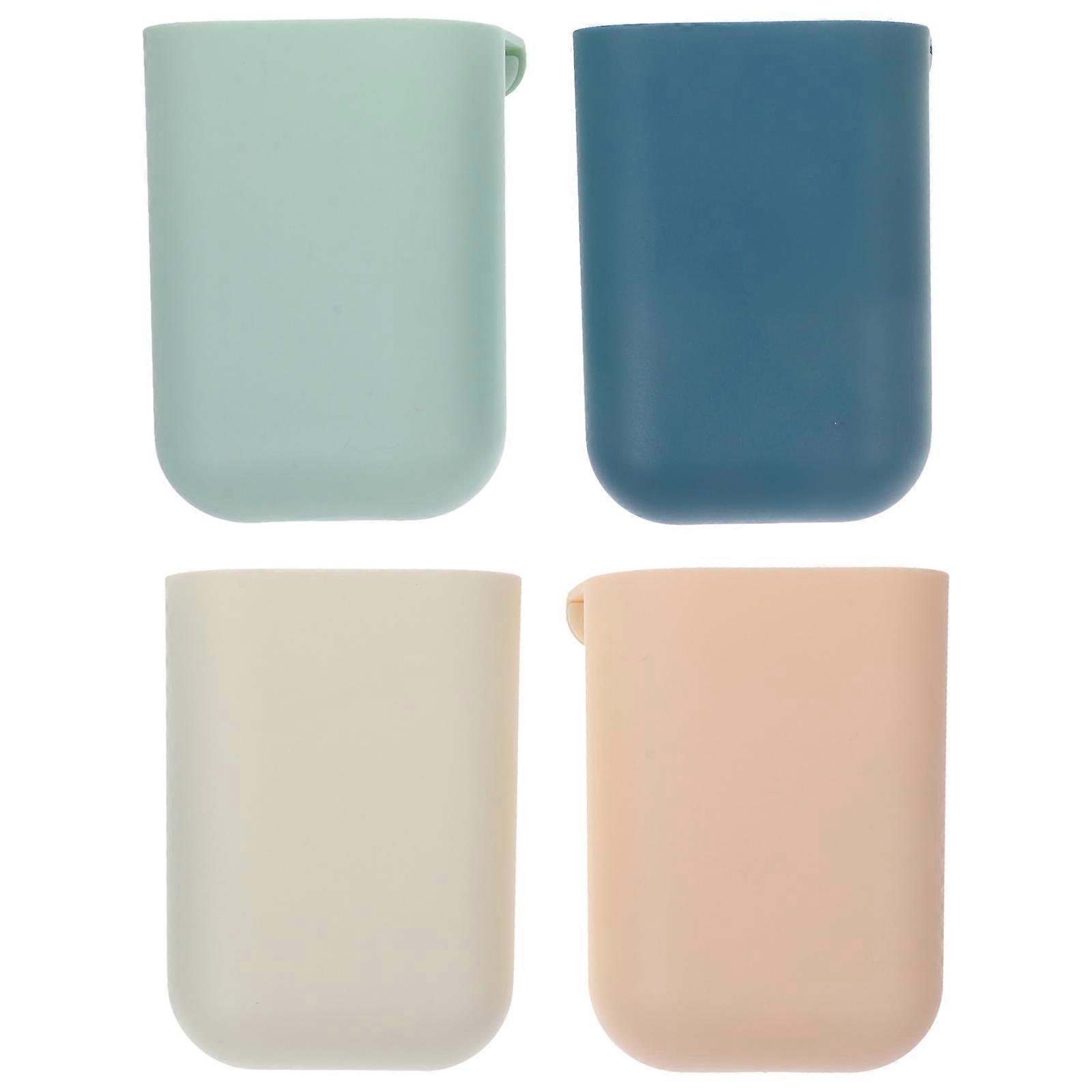 Tabletop Hanging Trash Can Space Saving Storage Bucket for Waste Holding 4Pcs