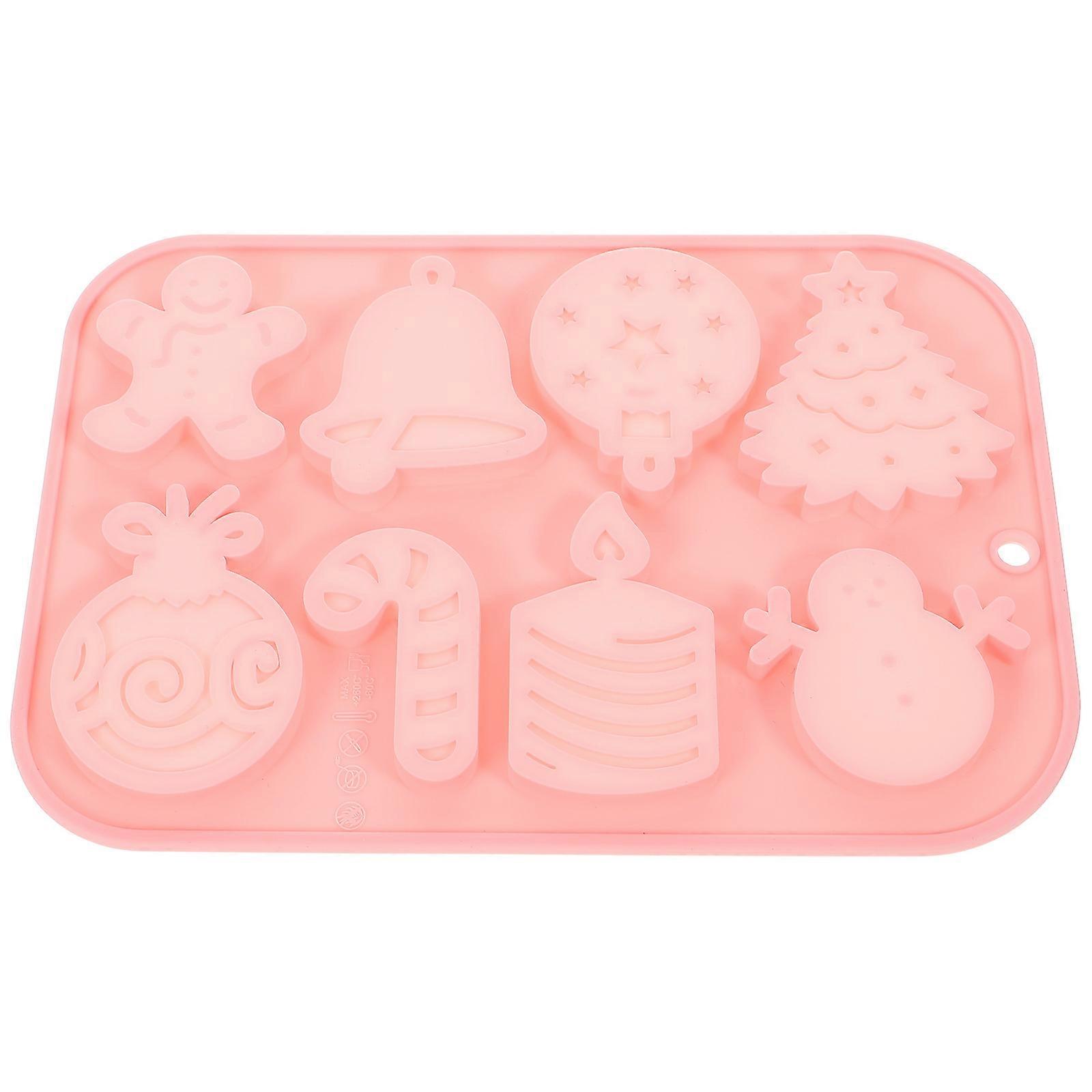 Molds for Candy Making Silicone Mold for Kitchen Family Gathering Pink 7.27x4.91in Microwave Safe 1Pack